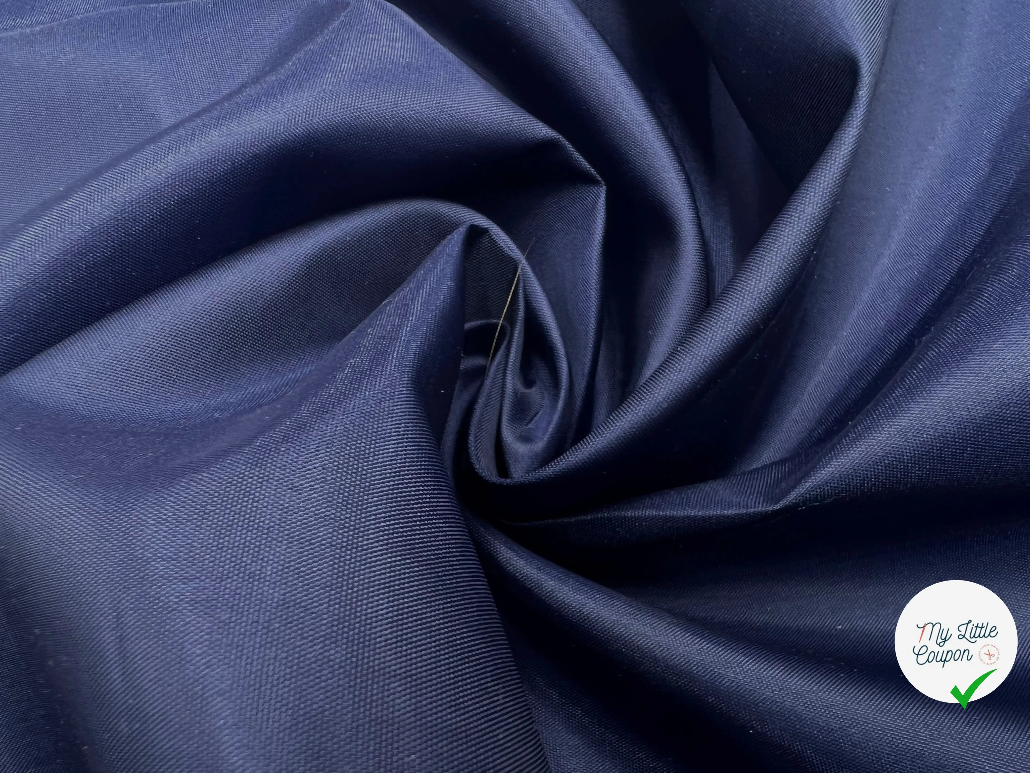DOUBLURE TAFFETAS OCEAN BLUE - My Little Coupon - tissu - coudre