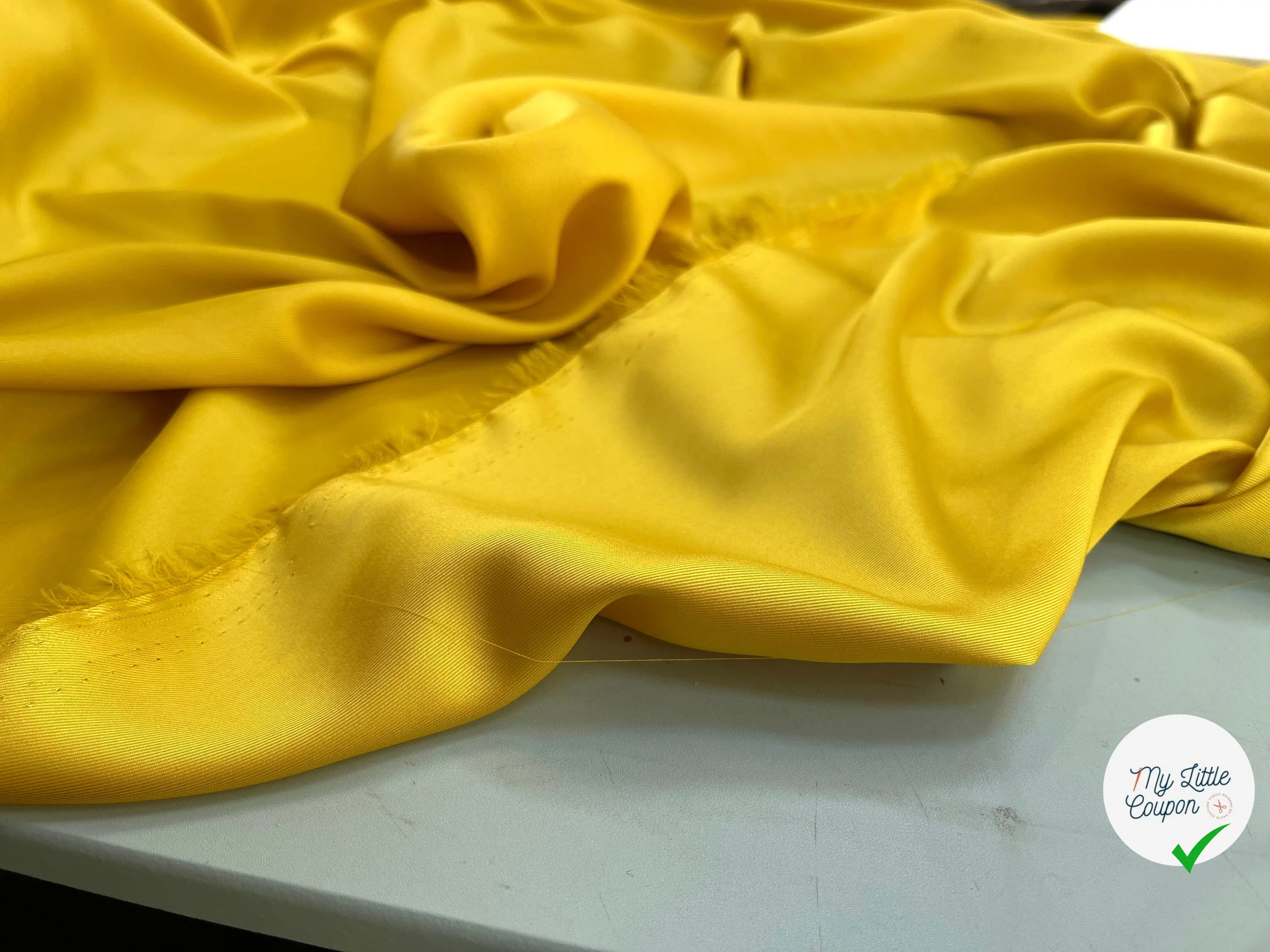 DOUBLURE UNI JAUNE BOUTON D'OR - My Little Coupon