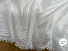 DOUBLURE UNI VISCOSE COTON BLANC SERGÉ* - My Little Coupon