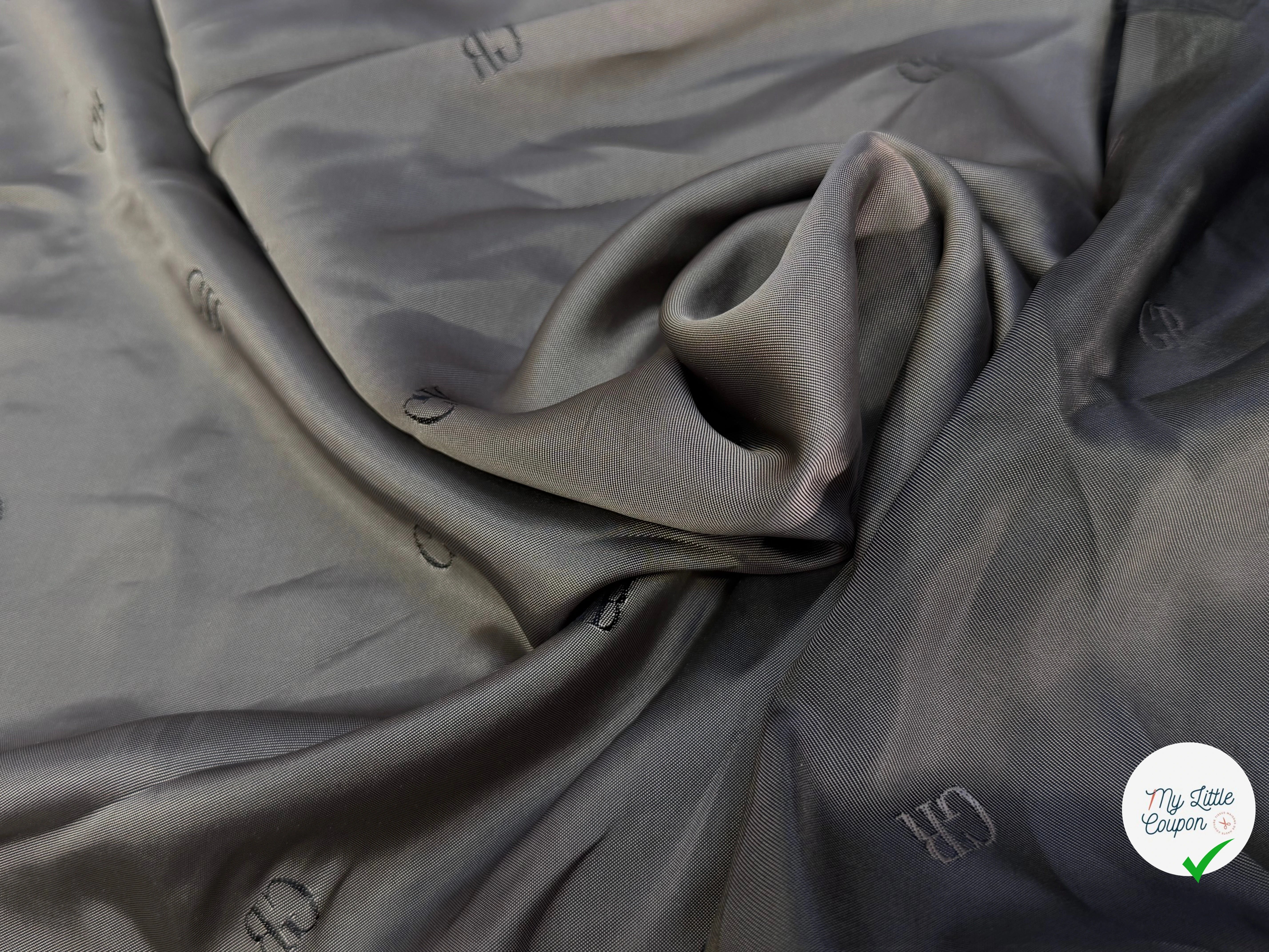 DOUBLURE VISCOSE ACETATE FROIDE #TAG GR MARRON LATÉ - My Little Coupon
