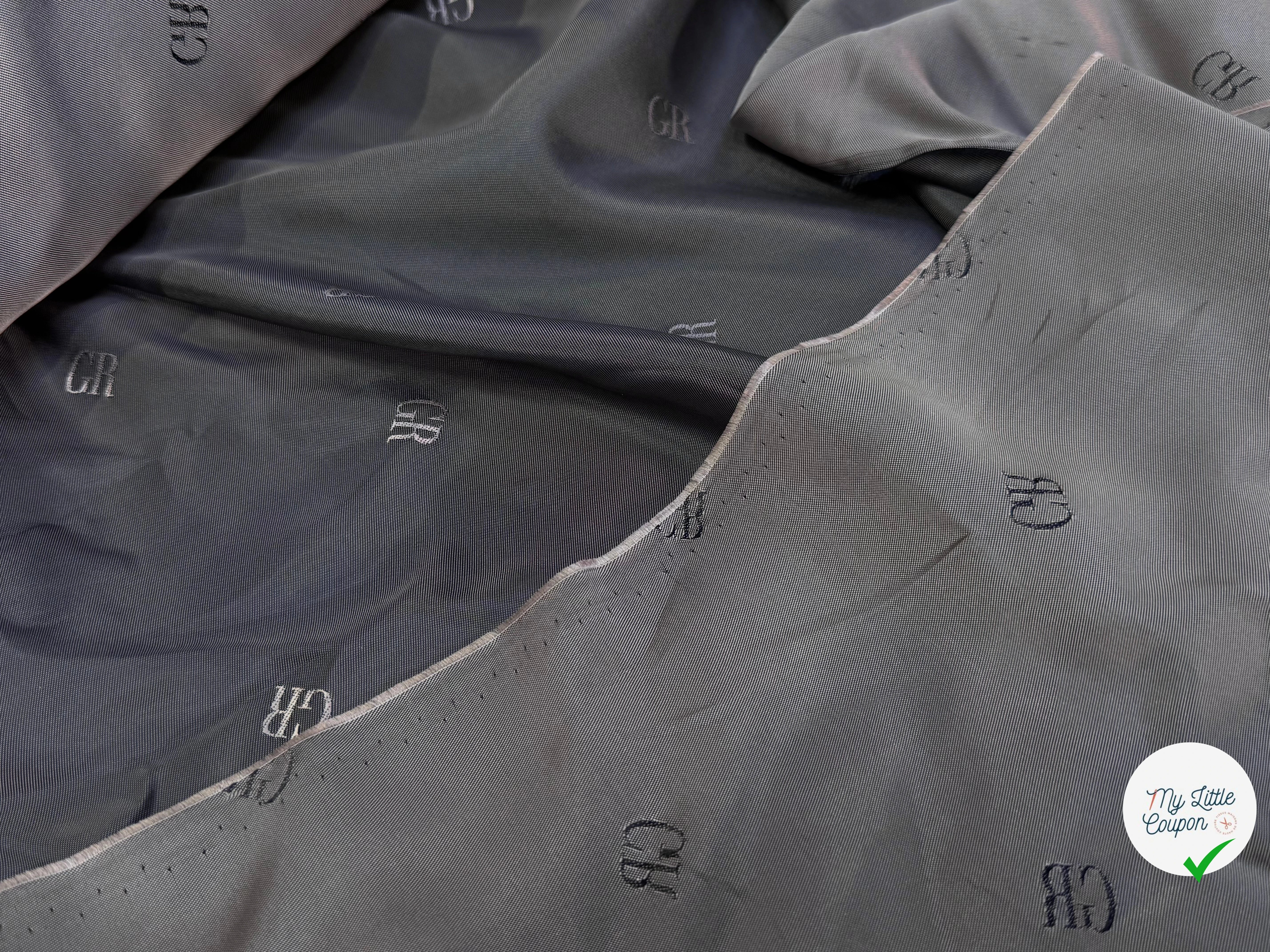 DOUBLURE VISCOSE ACETATE FROIDE #TAG GR MARRON LATÉ - My Little Coupon