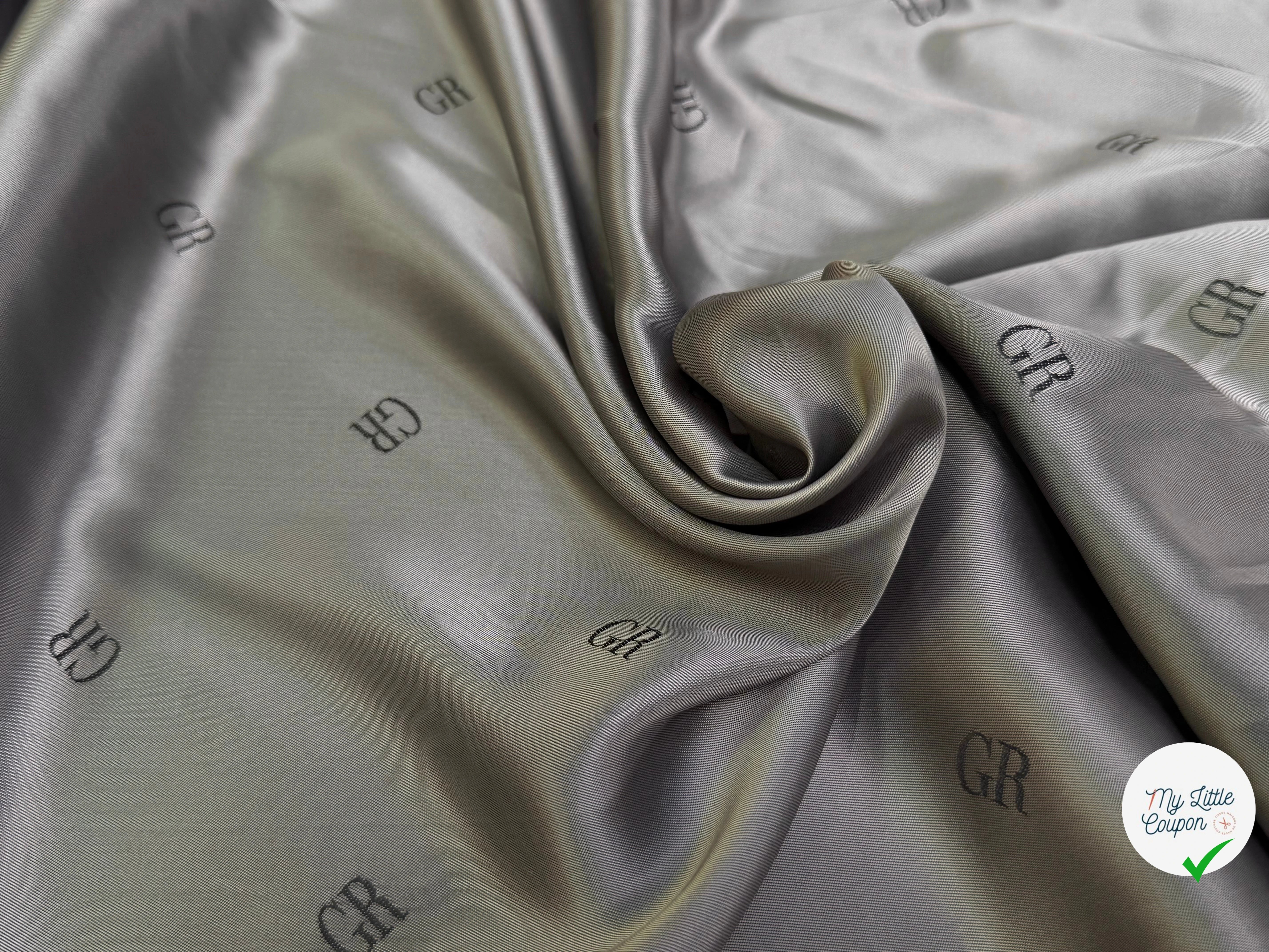 DOUBLURE VISCOSE ACETATE FROIDE #TAG GR MARRON VERS DU GRIS - My Little Coupon