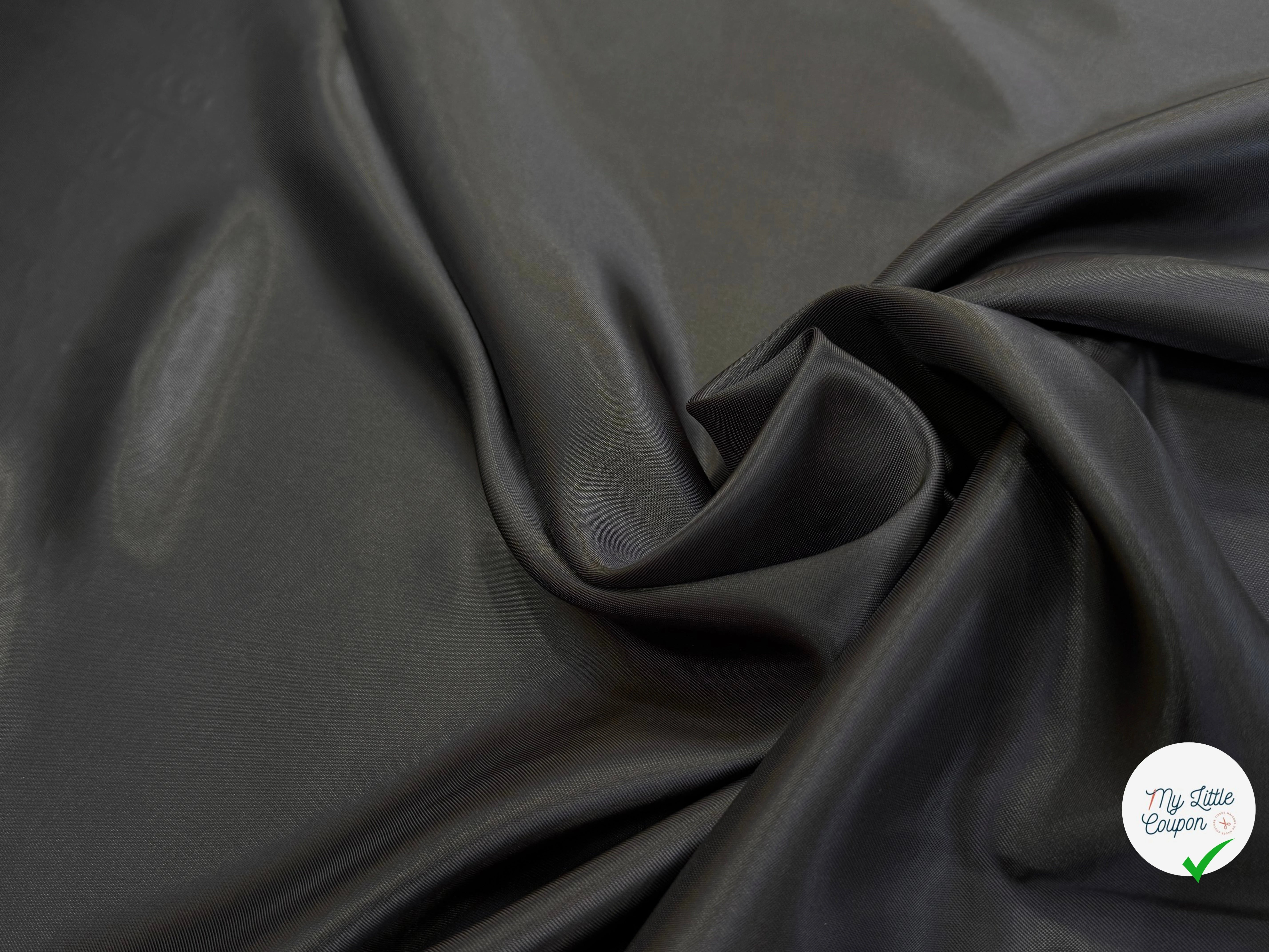 DOUBLURE VISCOSE ACETATE MARRON PRESQUE NOIR 49% VISCOSE - My Little Coupon