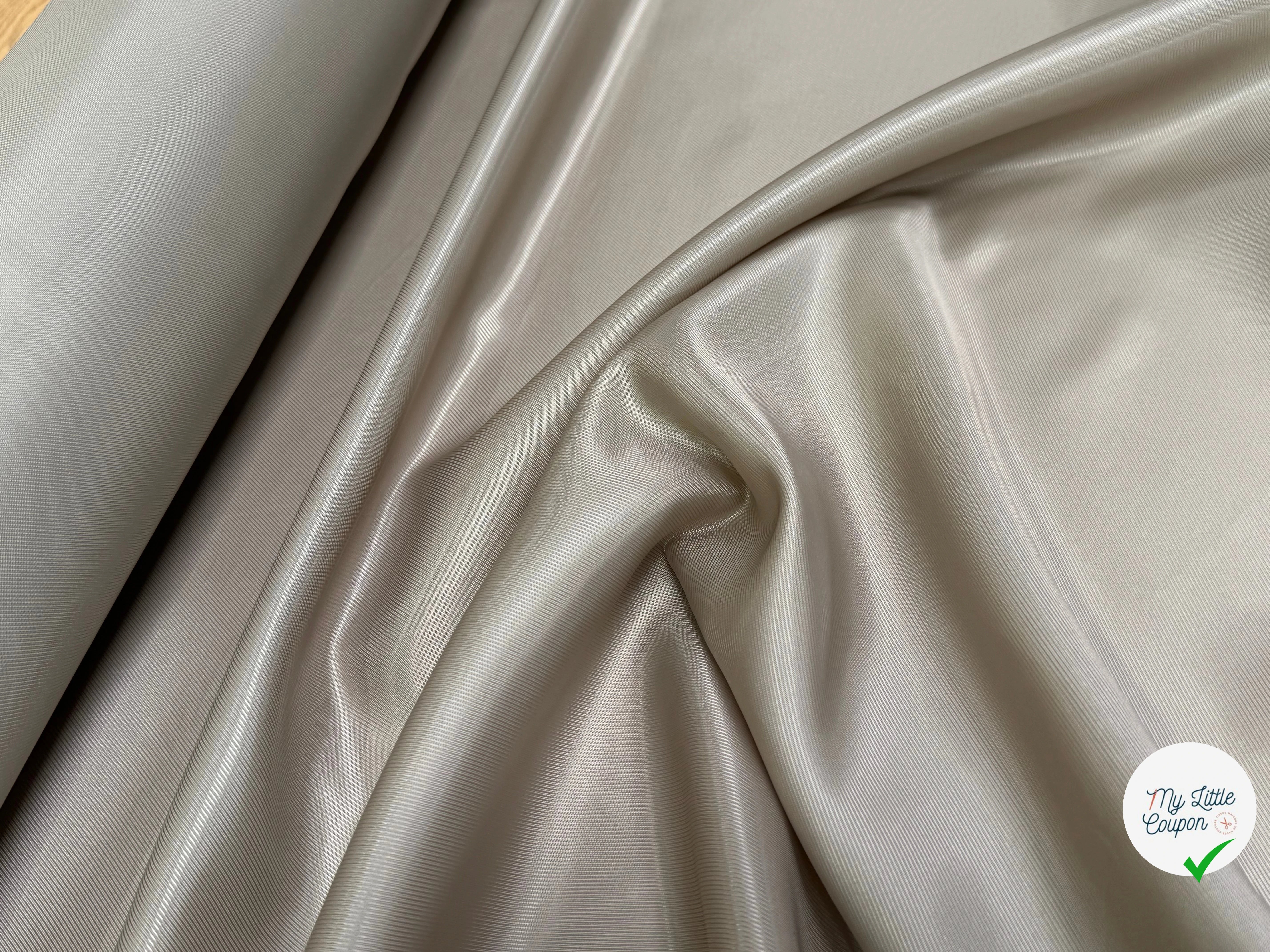DOUBLURE VISCOSE DRILL BEIGE 80% VISCOSE - My Little Coupon