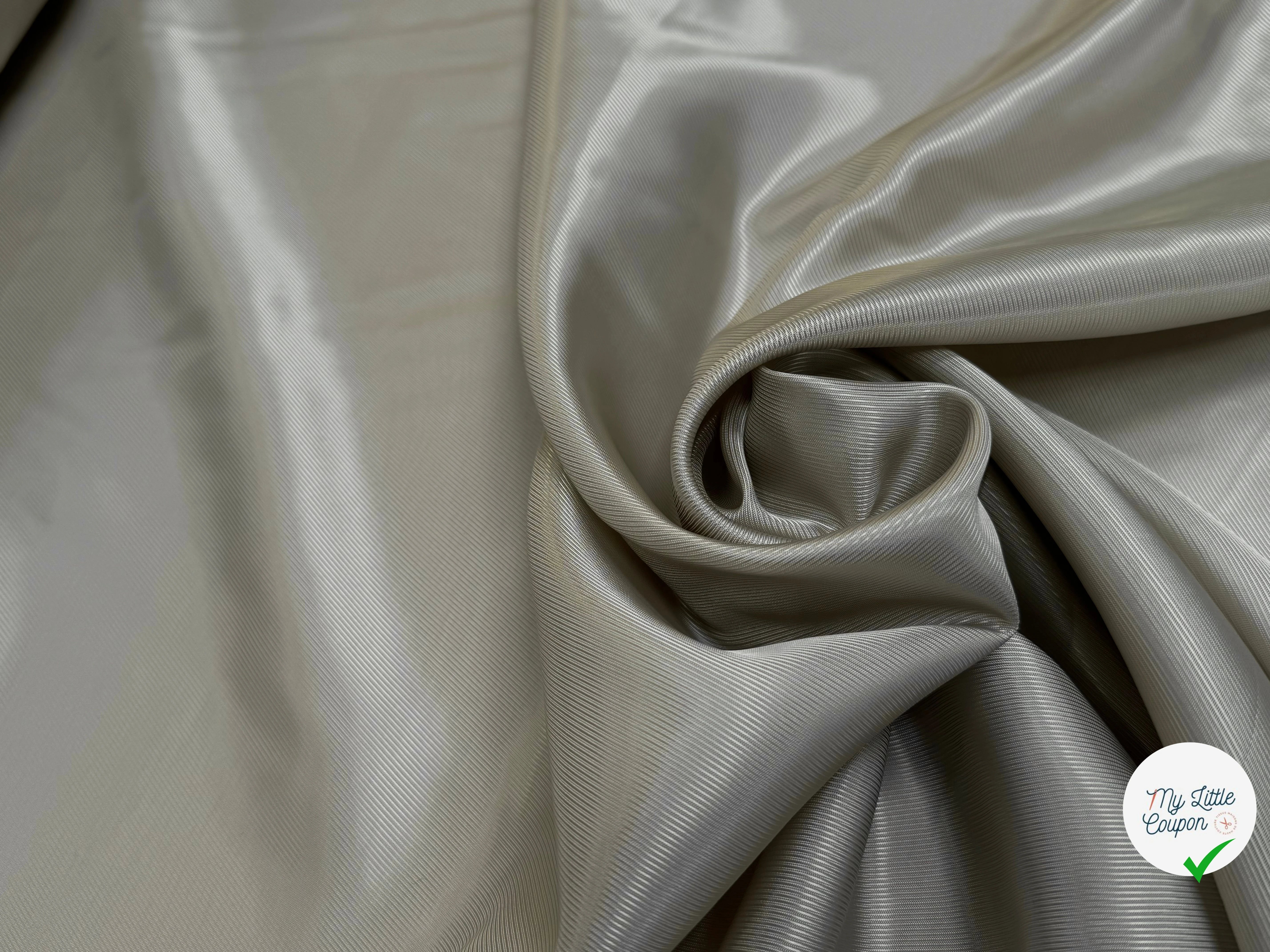 DOUBLURE VISCOSE DRILL BEIGE KAKI - My Little Coupon