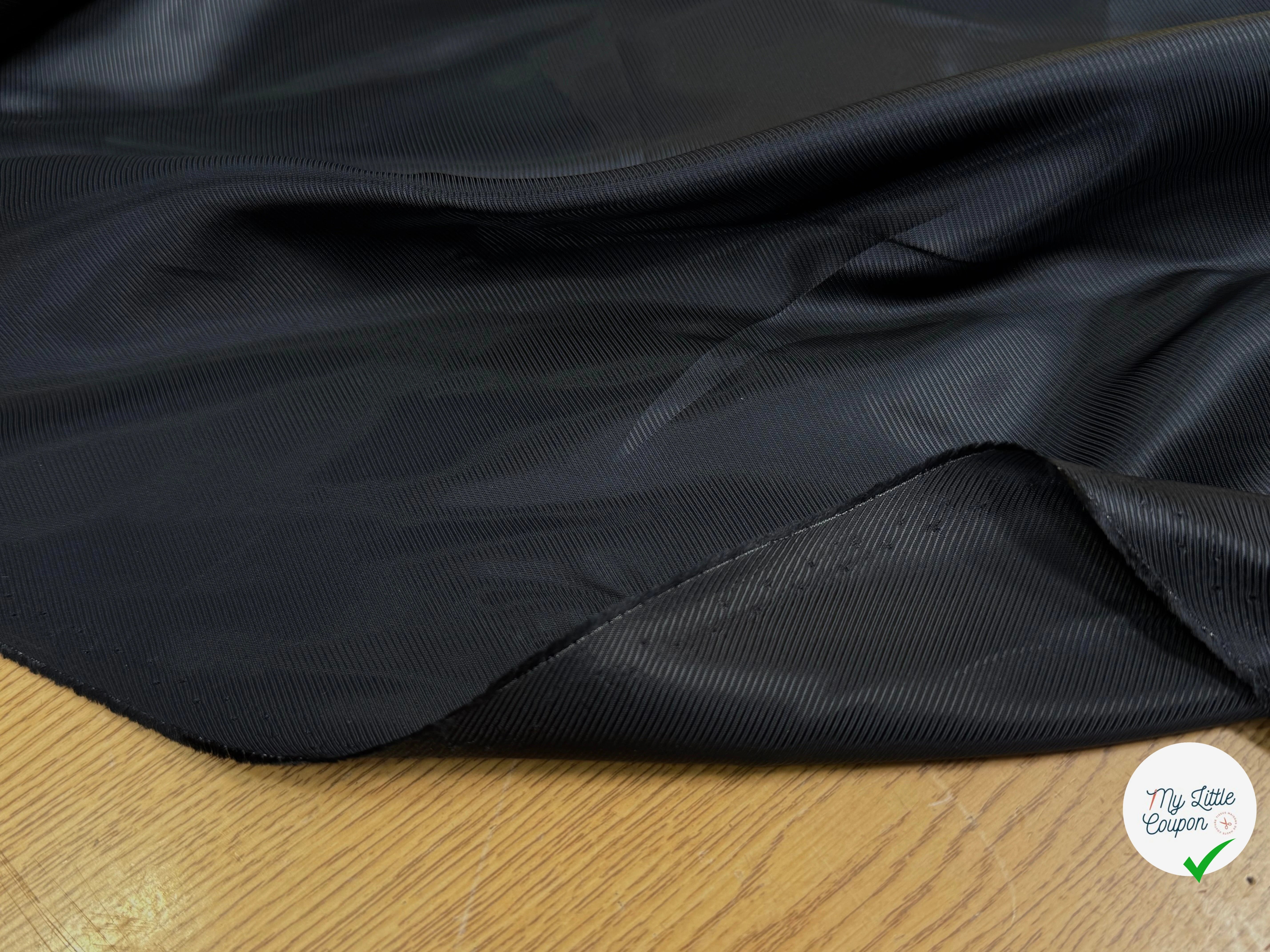DOUBLURE VISCOSE DRILL NOIR - My Little Coupon
