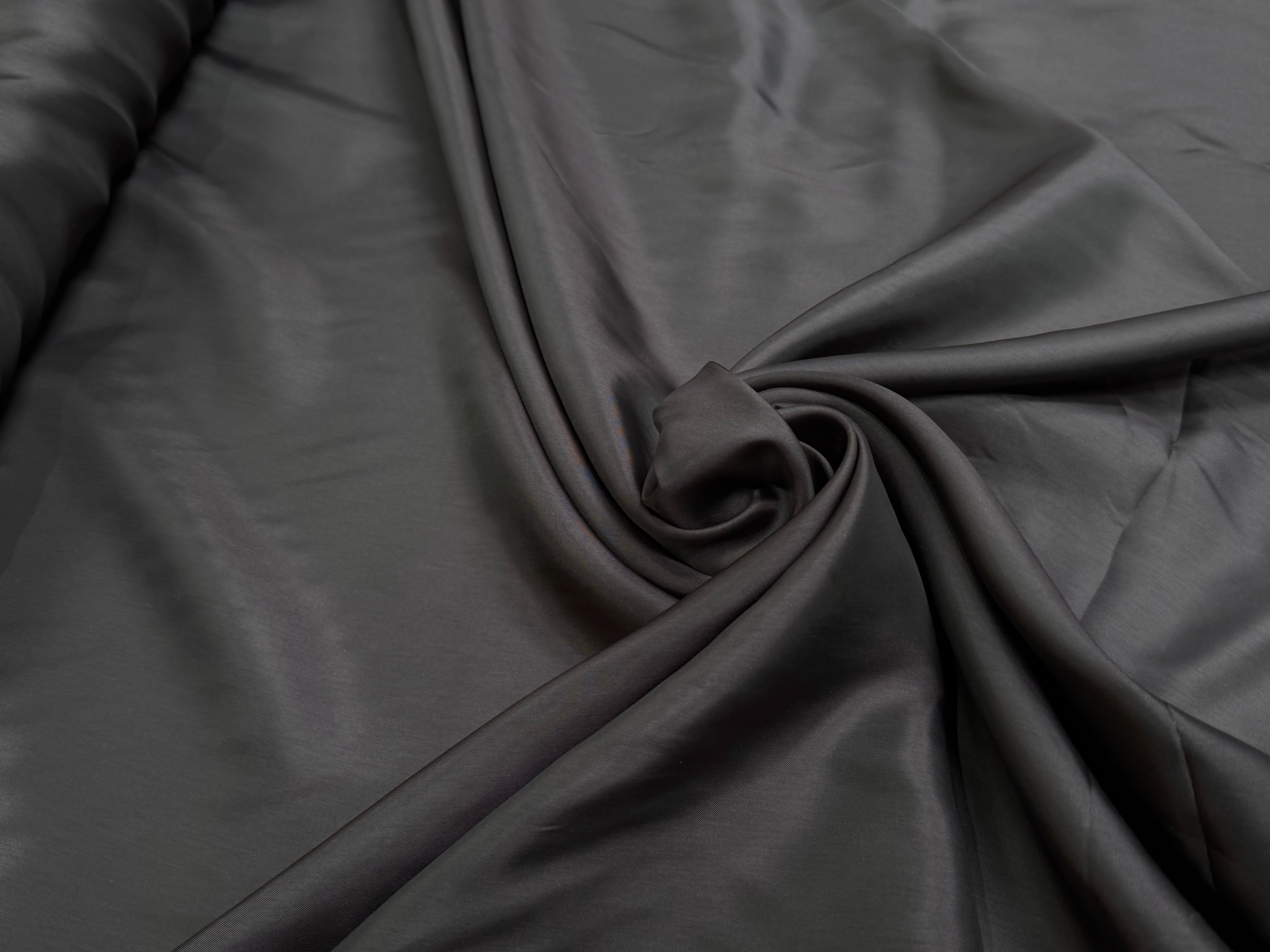 DOUBLURE VISCOSE FINE LISSE GRIS FONCÉ 80% VISCOSE - My Little Coupon