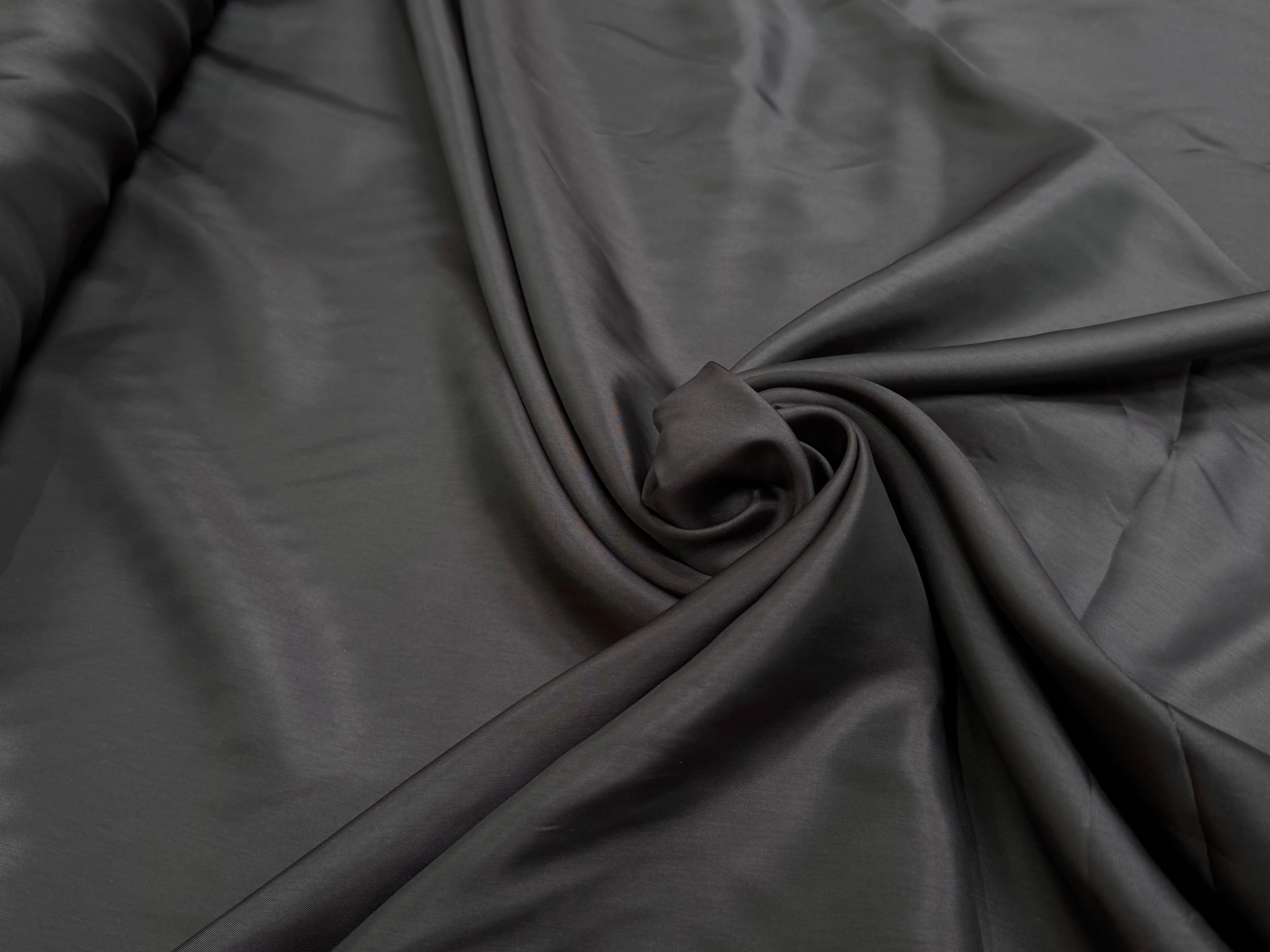 DOUBLURE VISCOSE FINE LISSE GRIS FONCÉ 80% VISCOSE - My Little Coupon
