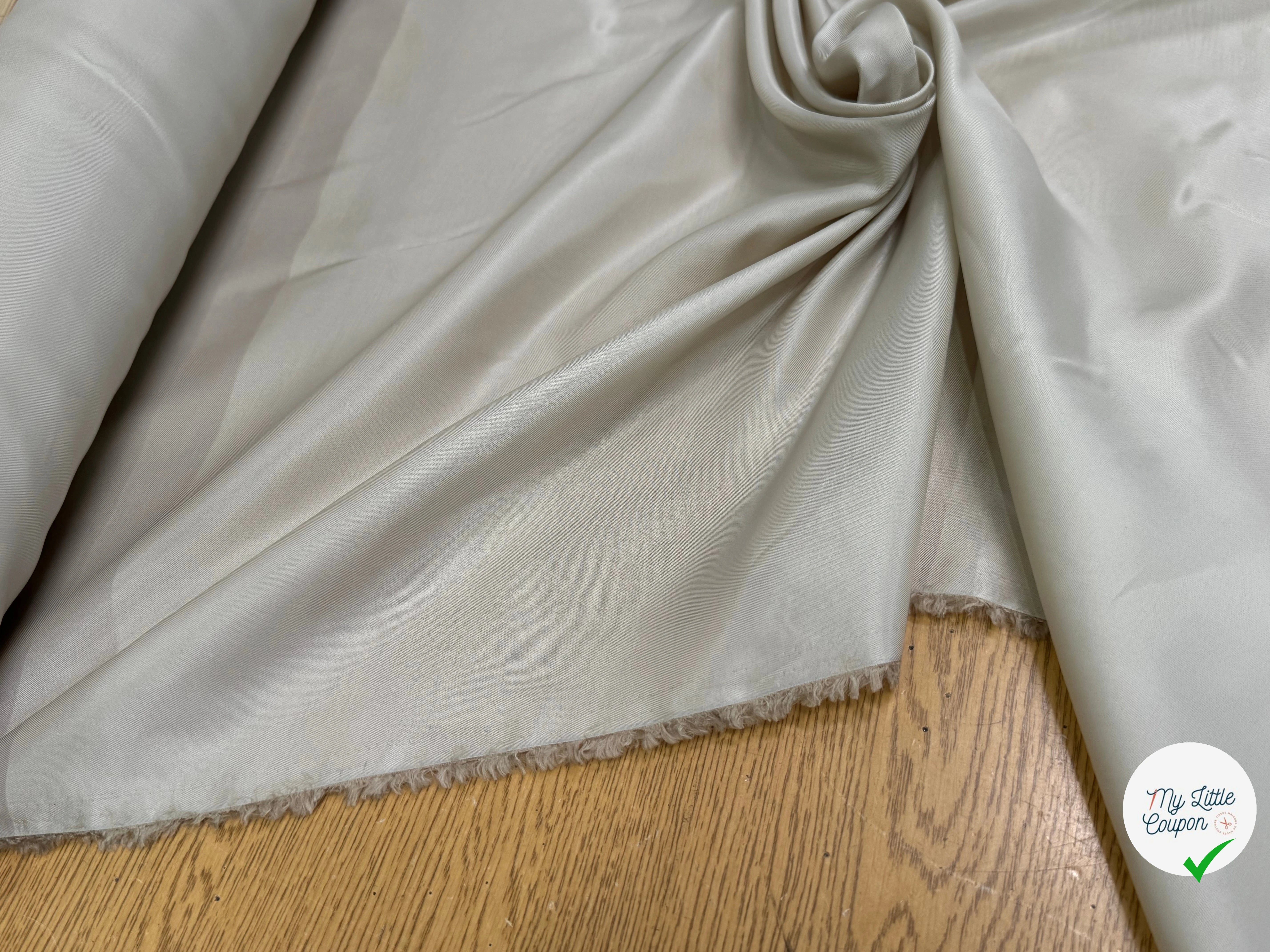 DOUBLURE VISCOSE FROIDE LISSE BEIGE - My Little Coupon