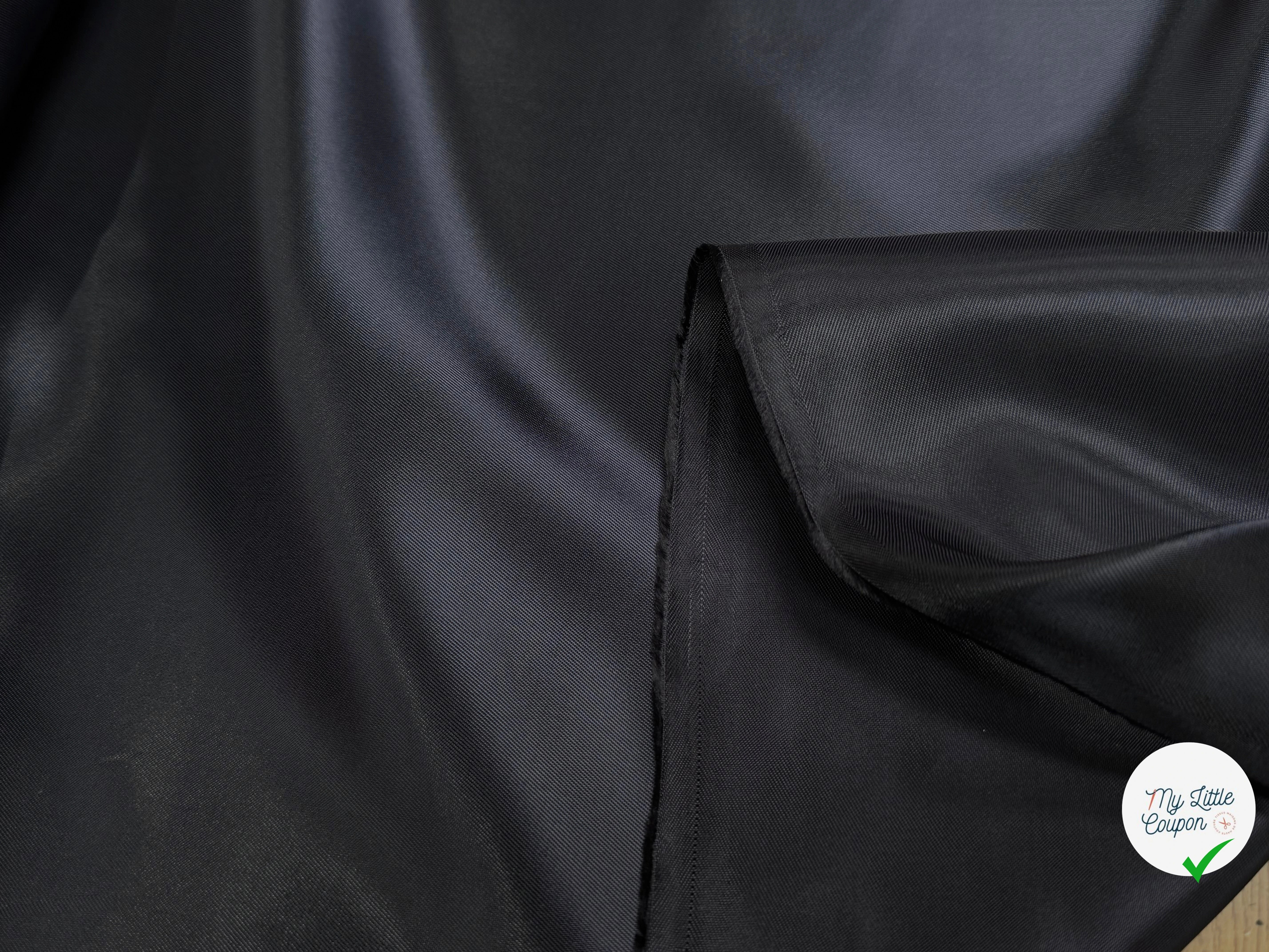 DOUBLURE VISCOSE FROIDE NUIT NAVY - My Little Coupon