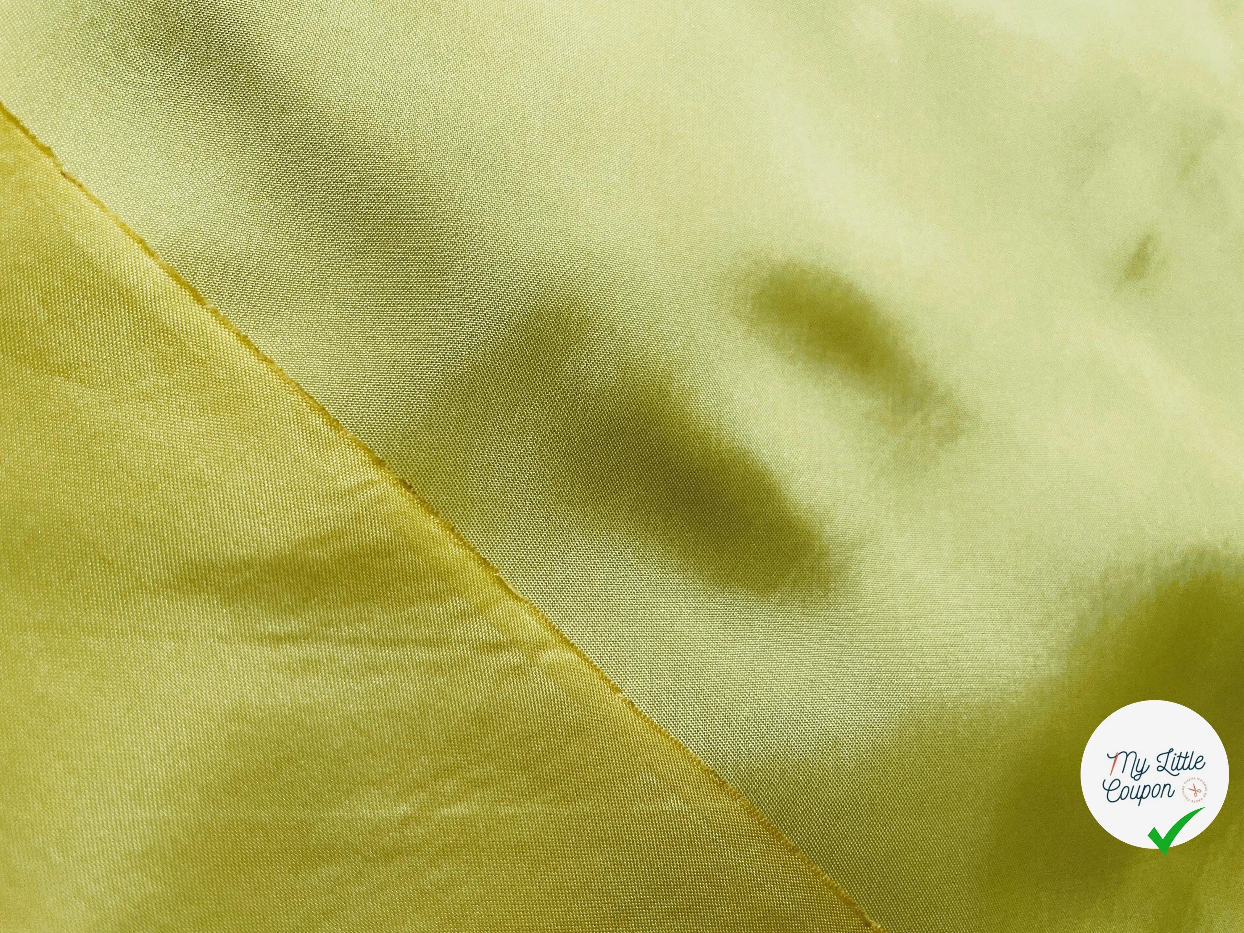 DOUBLURE VISCOSE JAUNE CITRON - My Little Coupon - tissu - coudre