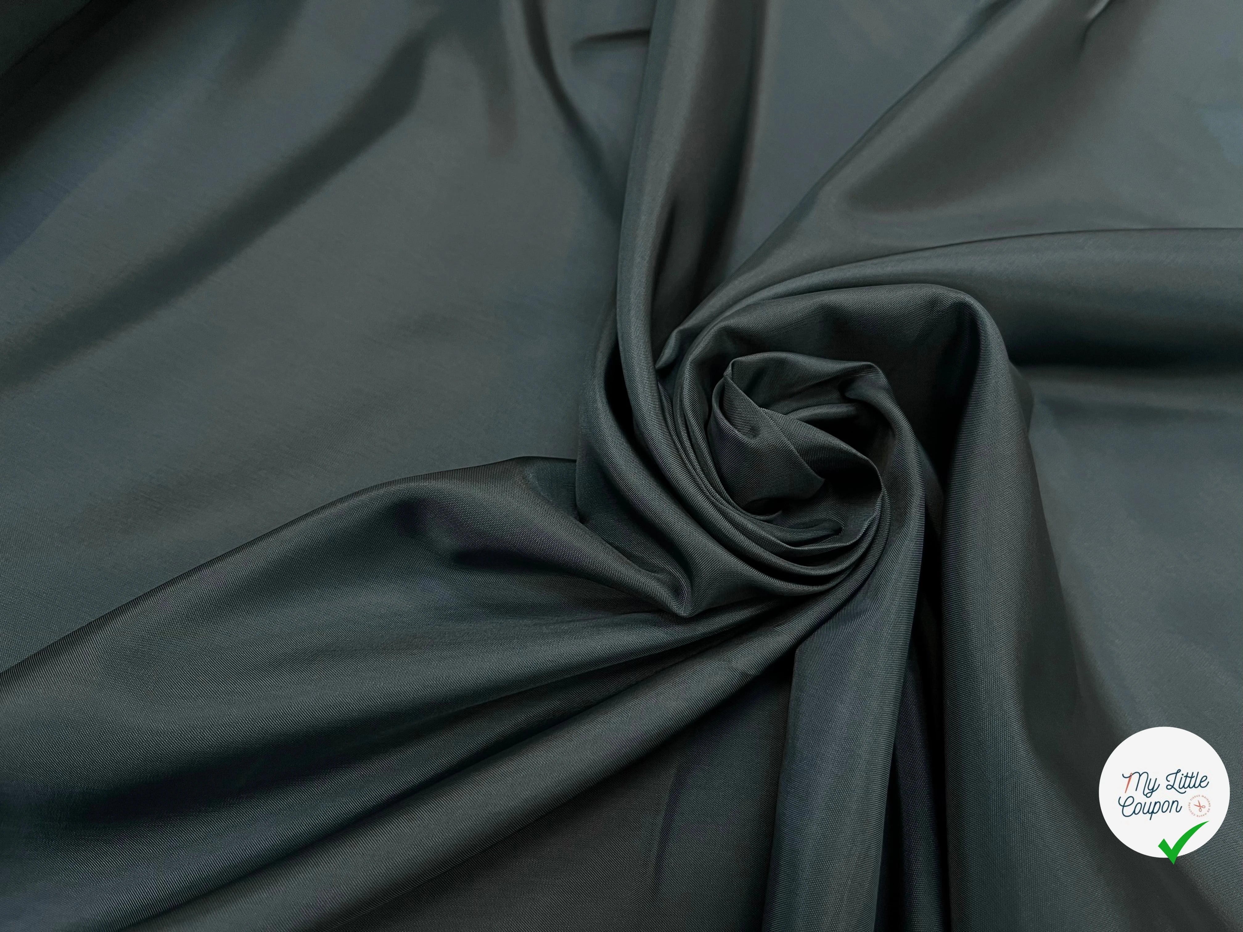 DOUBLURE VISCOSE VERT SAPIN 140CM - My Little Coupon