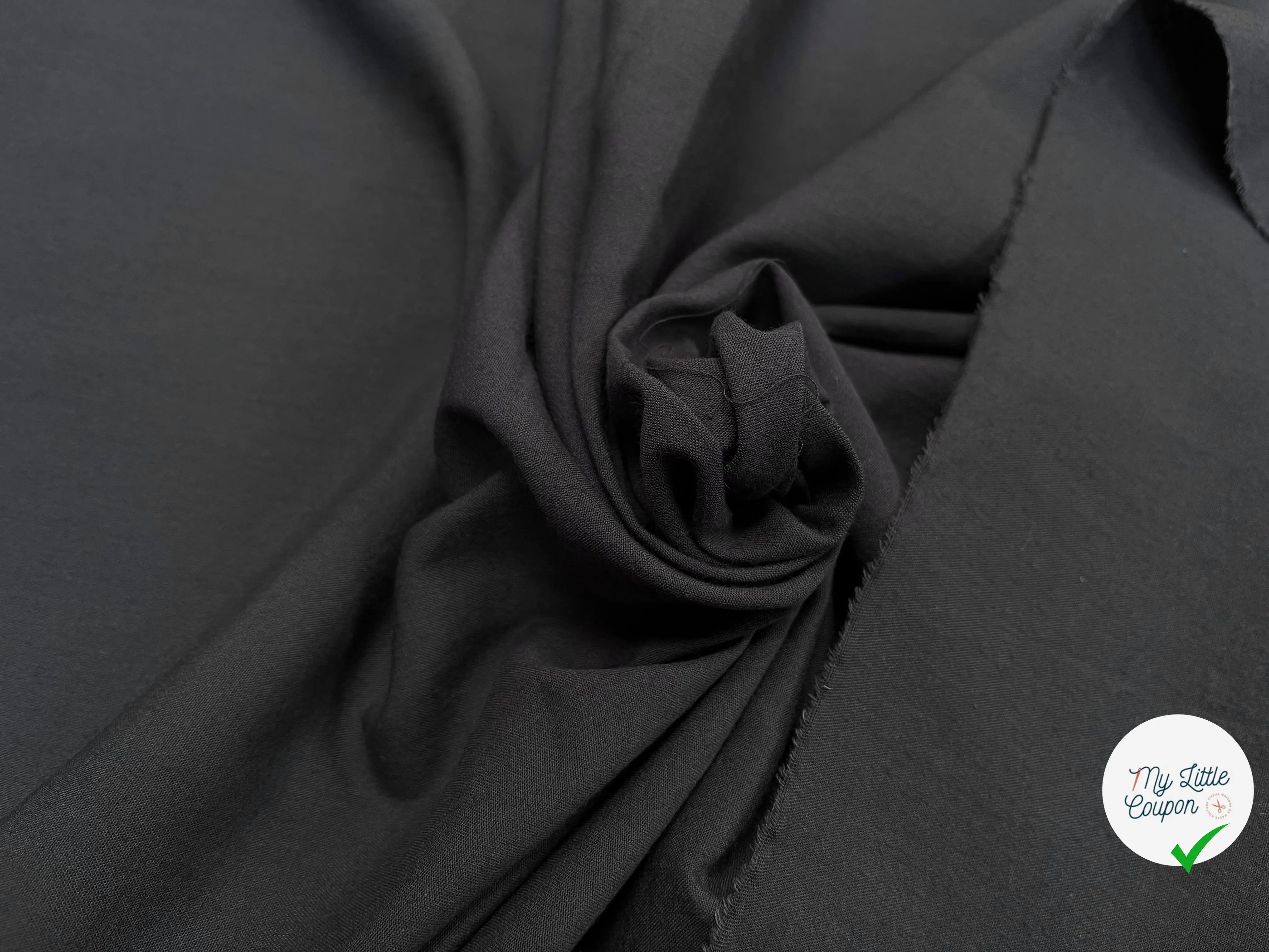 DOUBURE VOILE COTON GRIS SOURIS - My Little Coupon