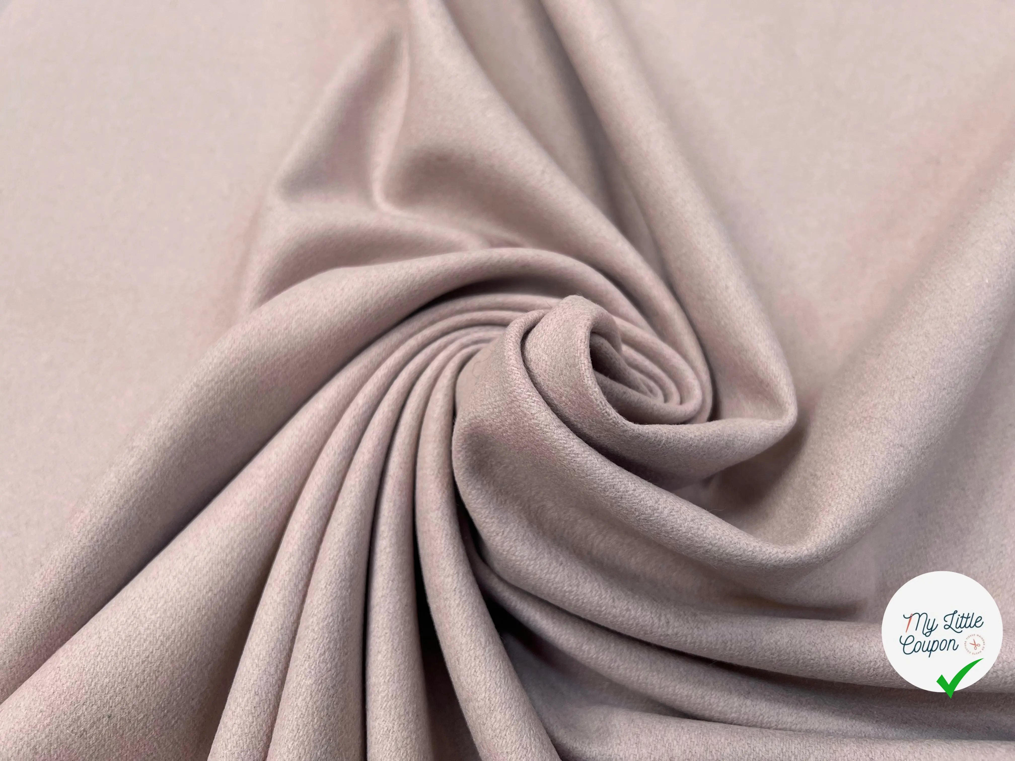 DRAP DE LAINE ARGILE ROSÉE MLC INTERN