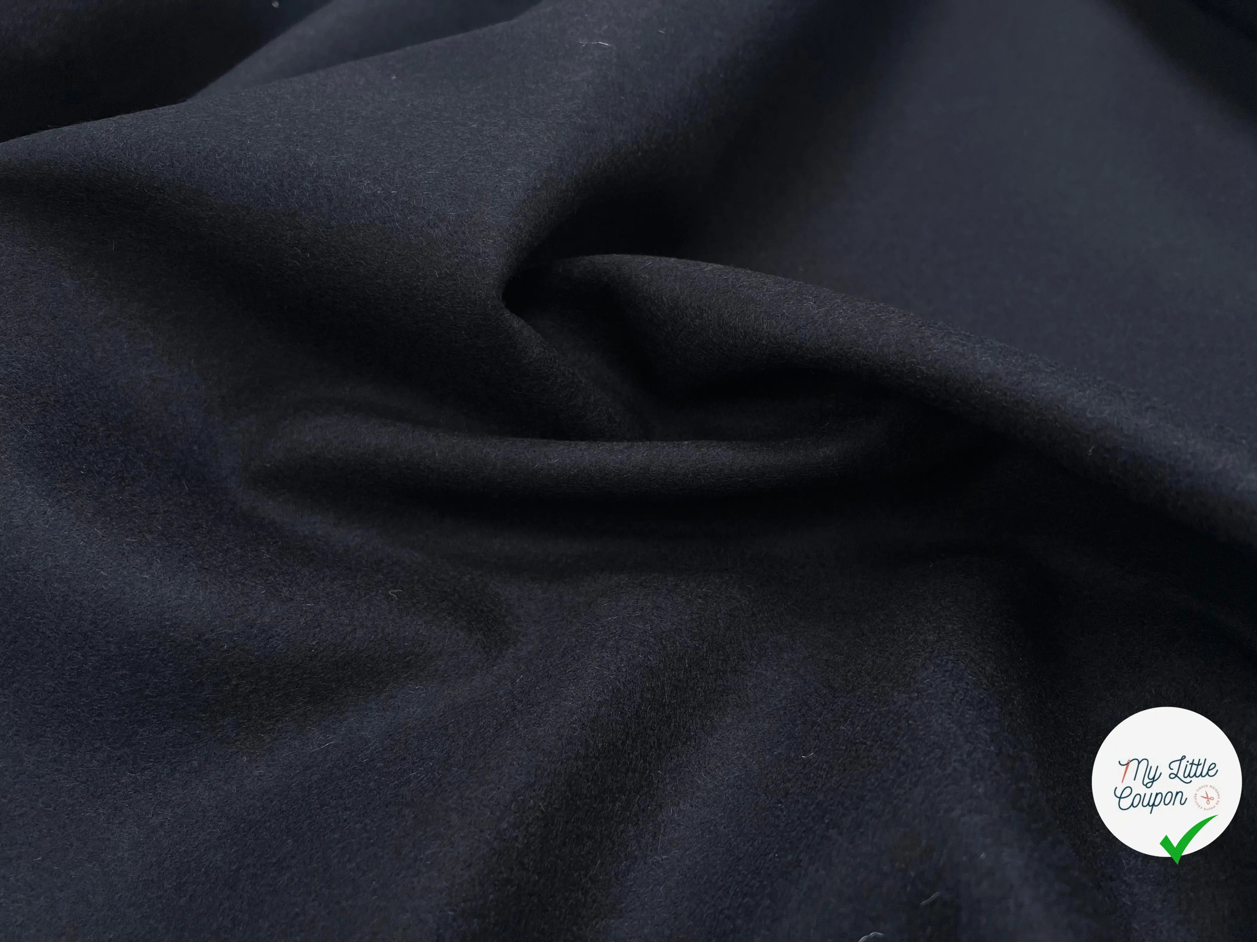 DRAP DE LAINE BLEU MARINE SUBLIME - My Little Coupon