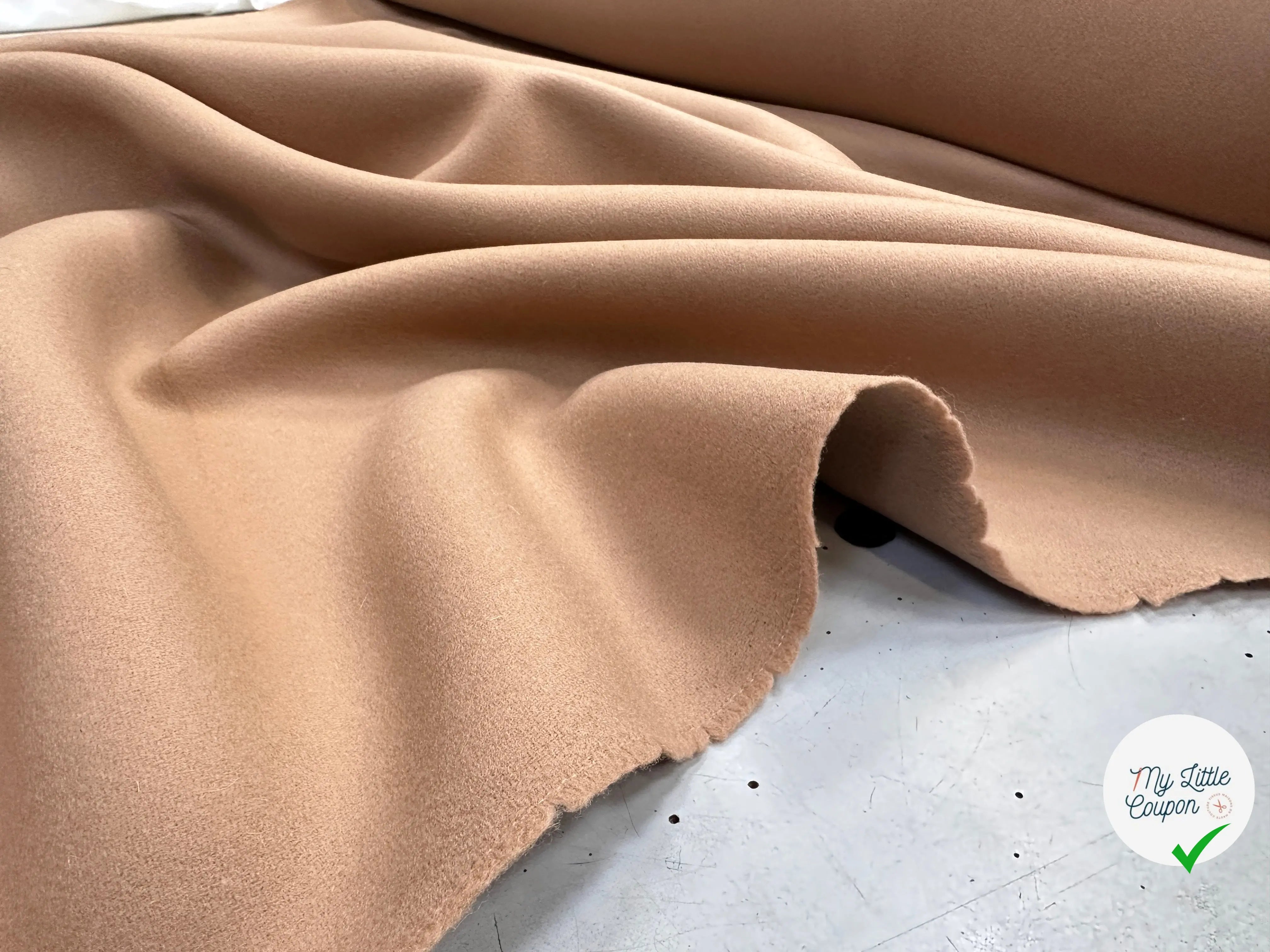 DRAP DE LAINE CAMEL MLC INTERN