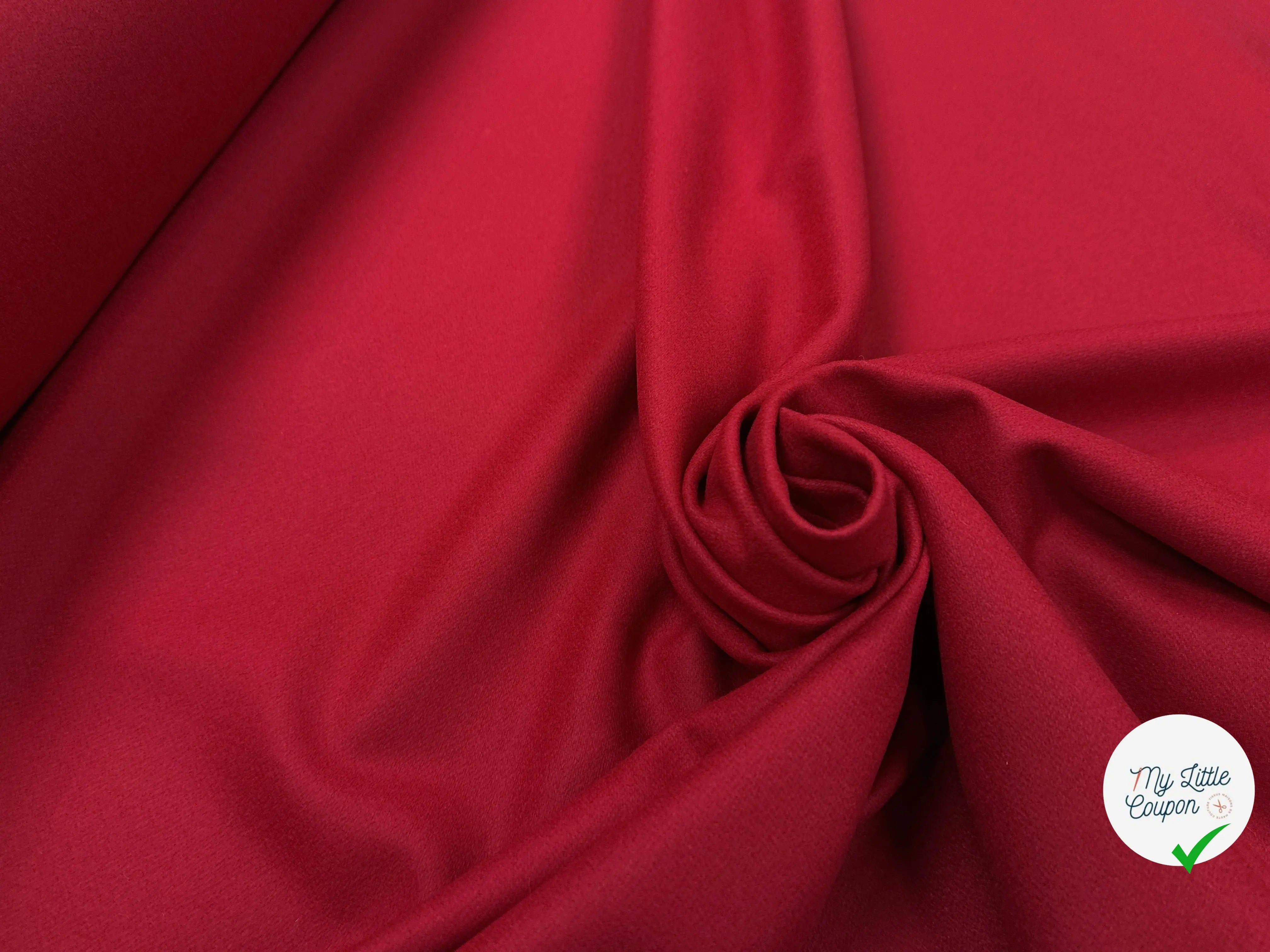 DRAP DE LAINE CHERRY RED MLC INTERN