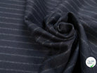 DRAP DE LAINE LOURD GROSESES RAYURES NUIT 80% LAINE VIERGE - My Little Coupon