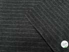 DRAP DE LAINE LOURD GROSSES RAYURES GRIS 80% LAINE VIERGE - My Little Coupon