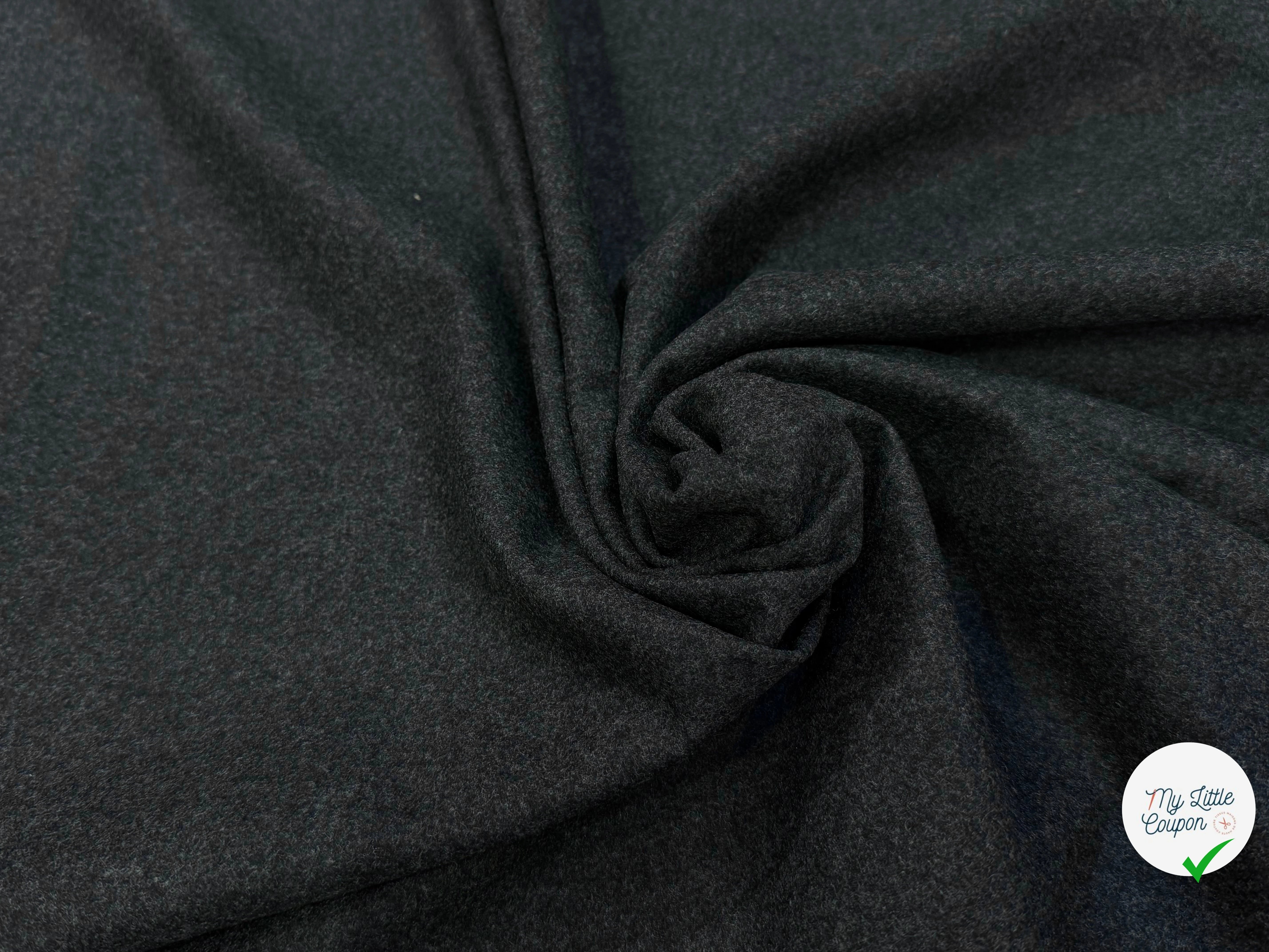 DRAP DE LAINE TOUCHER DOUX GRIS CHINÉ - My Little Coupon