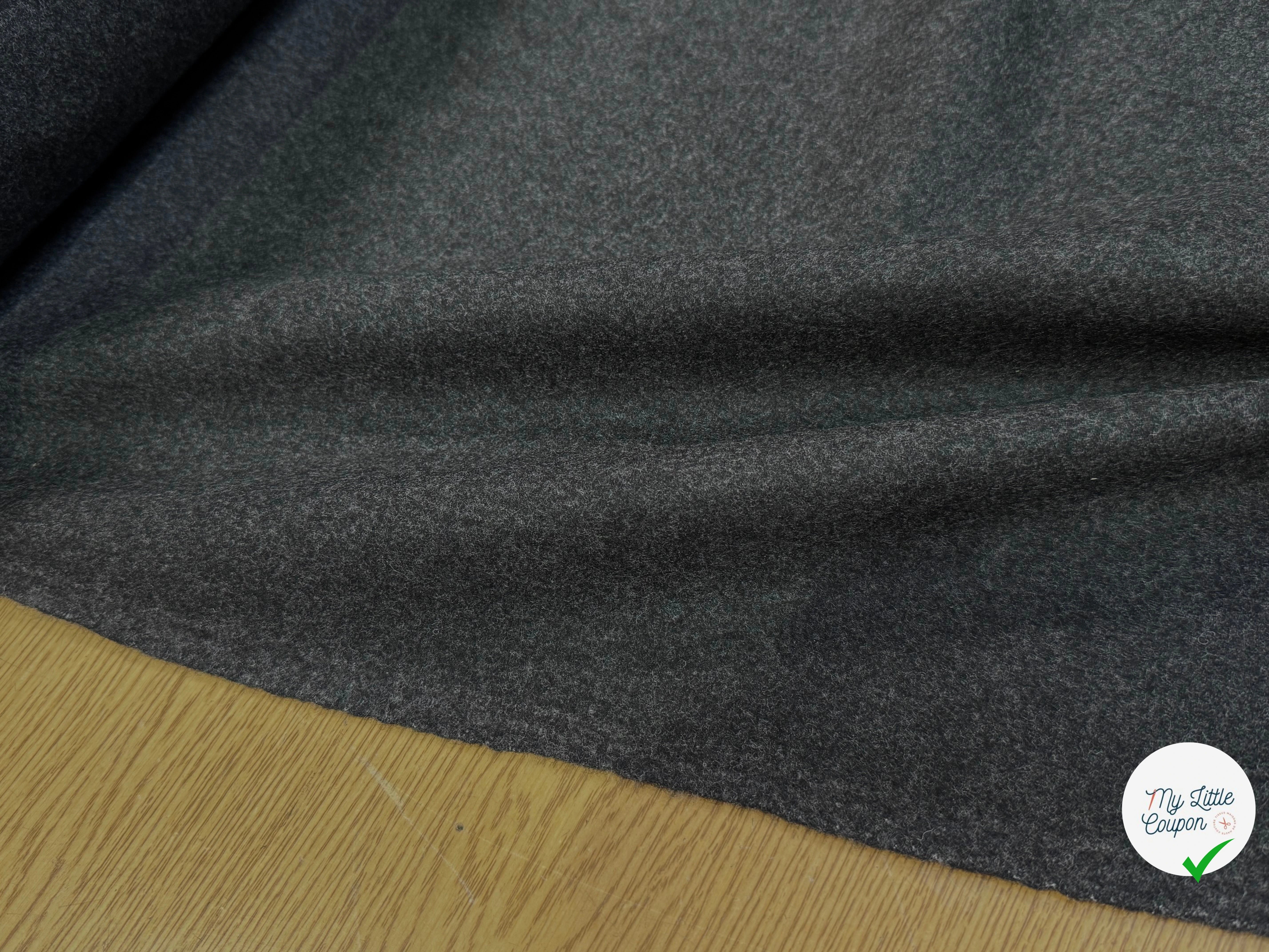 DRAP DE LAINE TOUCHER DOUX GRIS CHINÉ - My Little Coupon