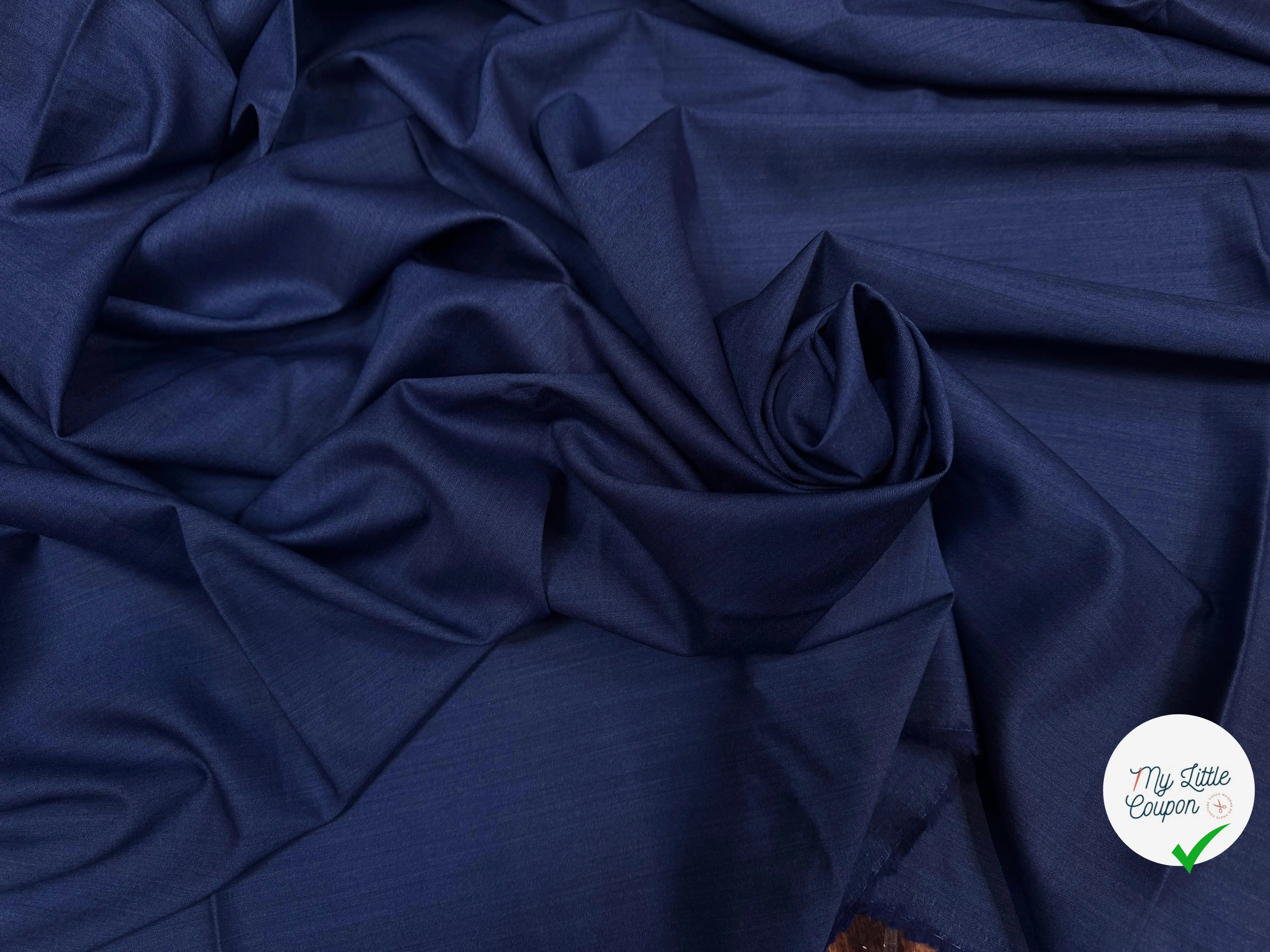 DRAPERIE 100% LAINE PRINCE SUPERBE BLEU - My Little Coupon