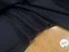 DRAPERIE 100% LAINE VIERGE BLEU NUIT RAYÉE FINES RAYURES - My Little Coupon