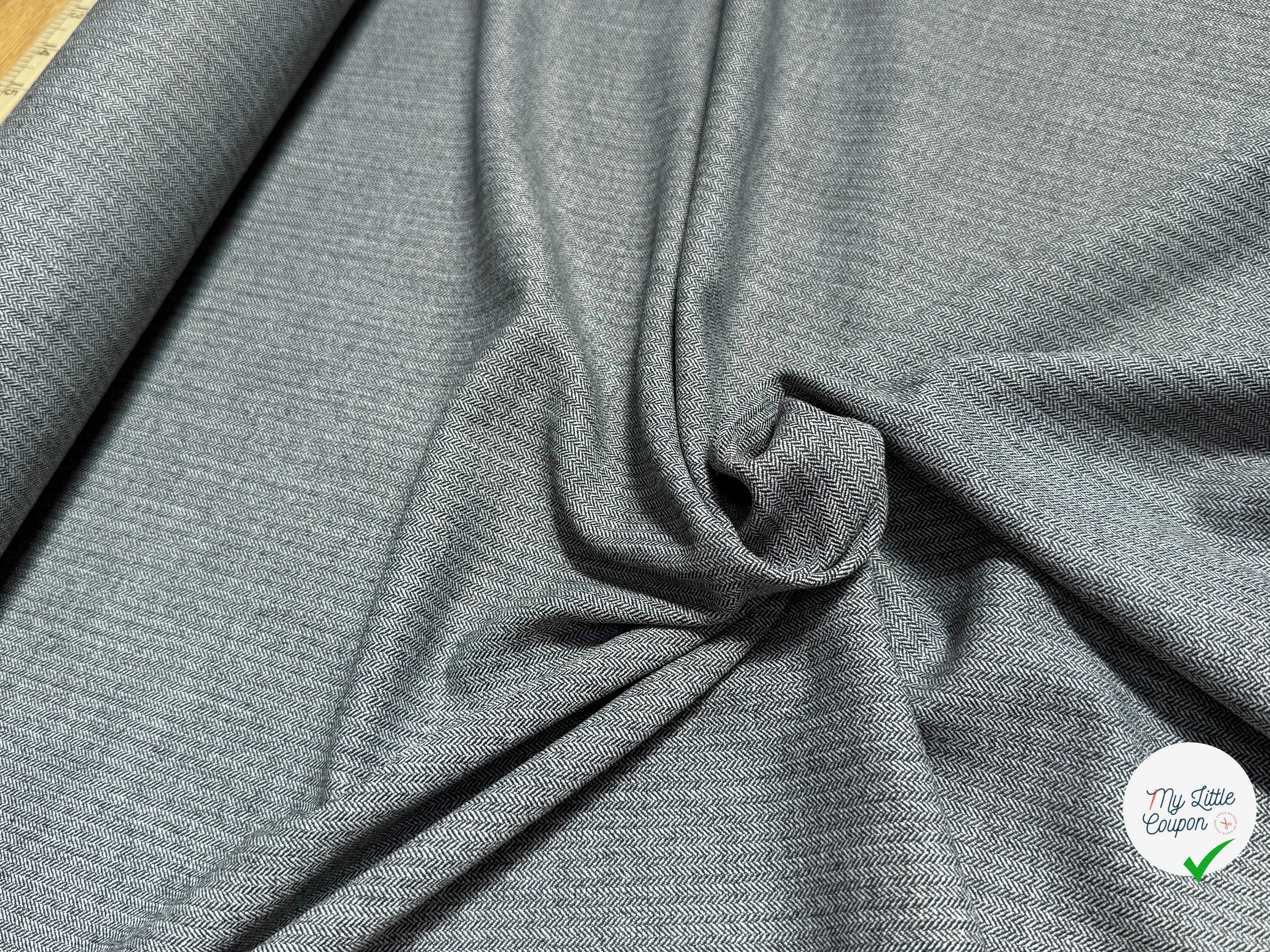 DRAPERIE CHEVRON 26% VISCOSE GRIS - My Little Coupon