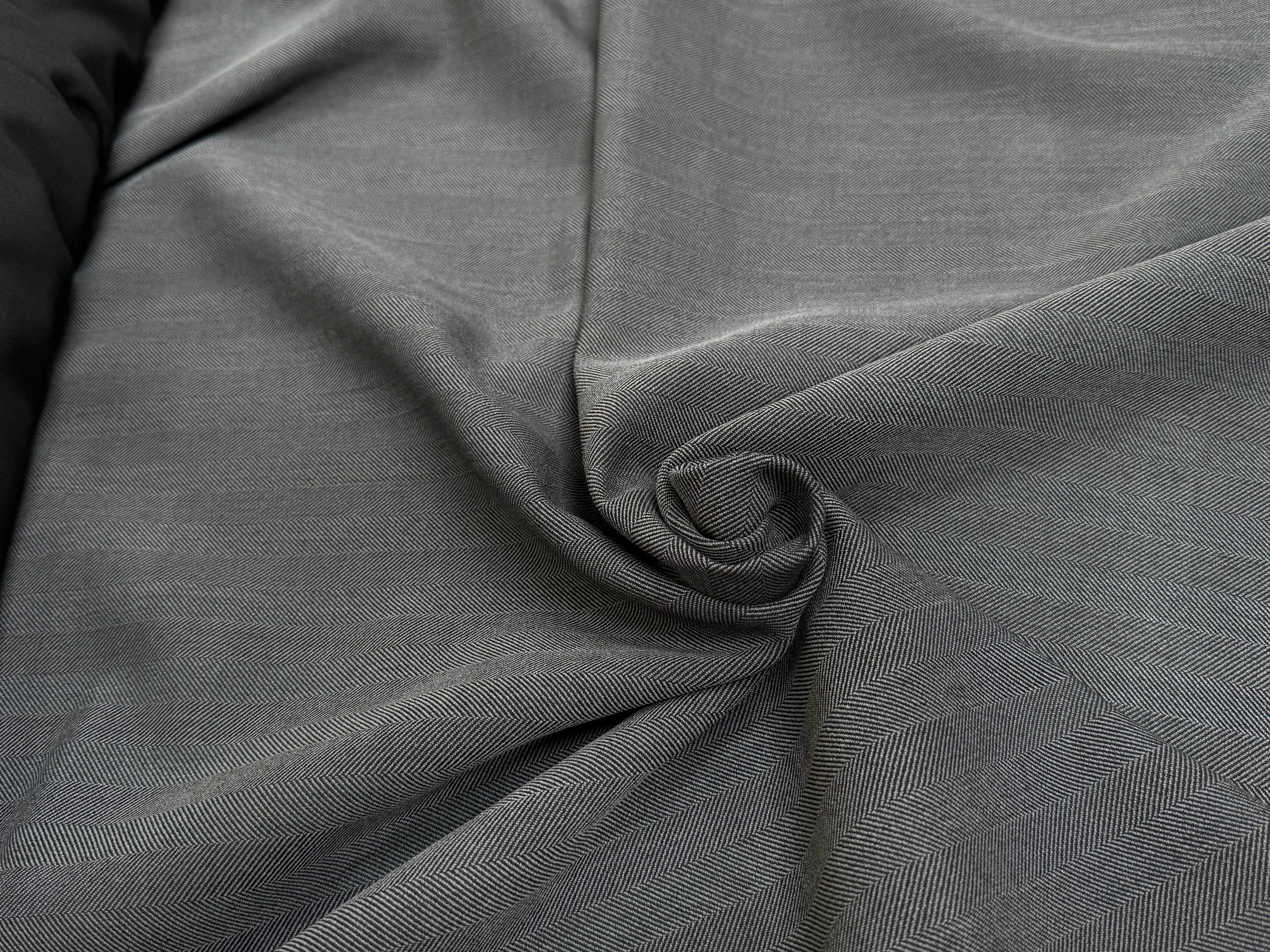 DRAPERIE CHEVRON STRETCH GRIS BELLE TENUE - My Little Coupon