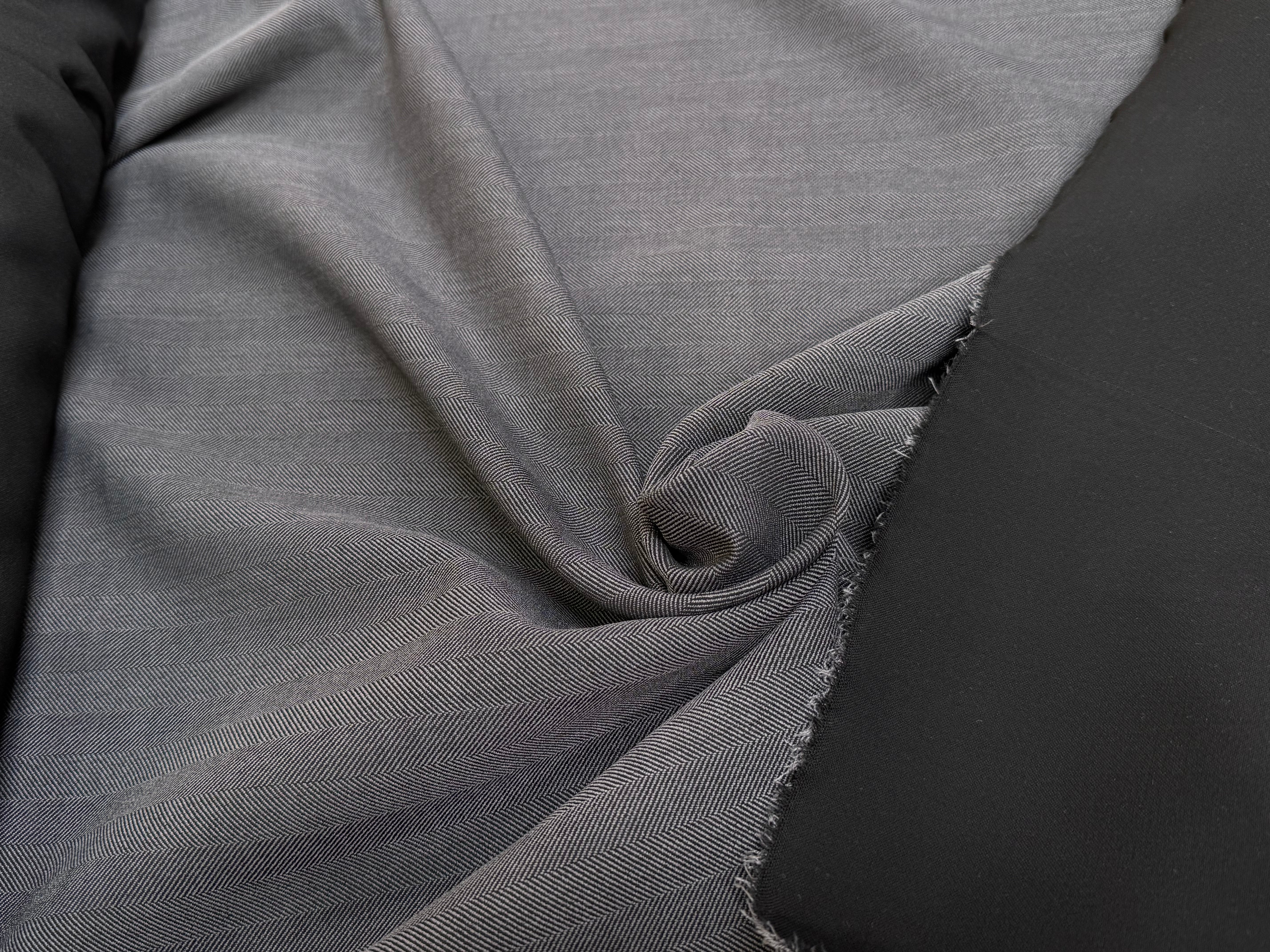 DRAPERIE CHEVRON STRETCH GRIS BELLE TENUE - My Little Coupon