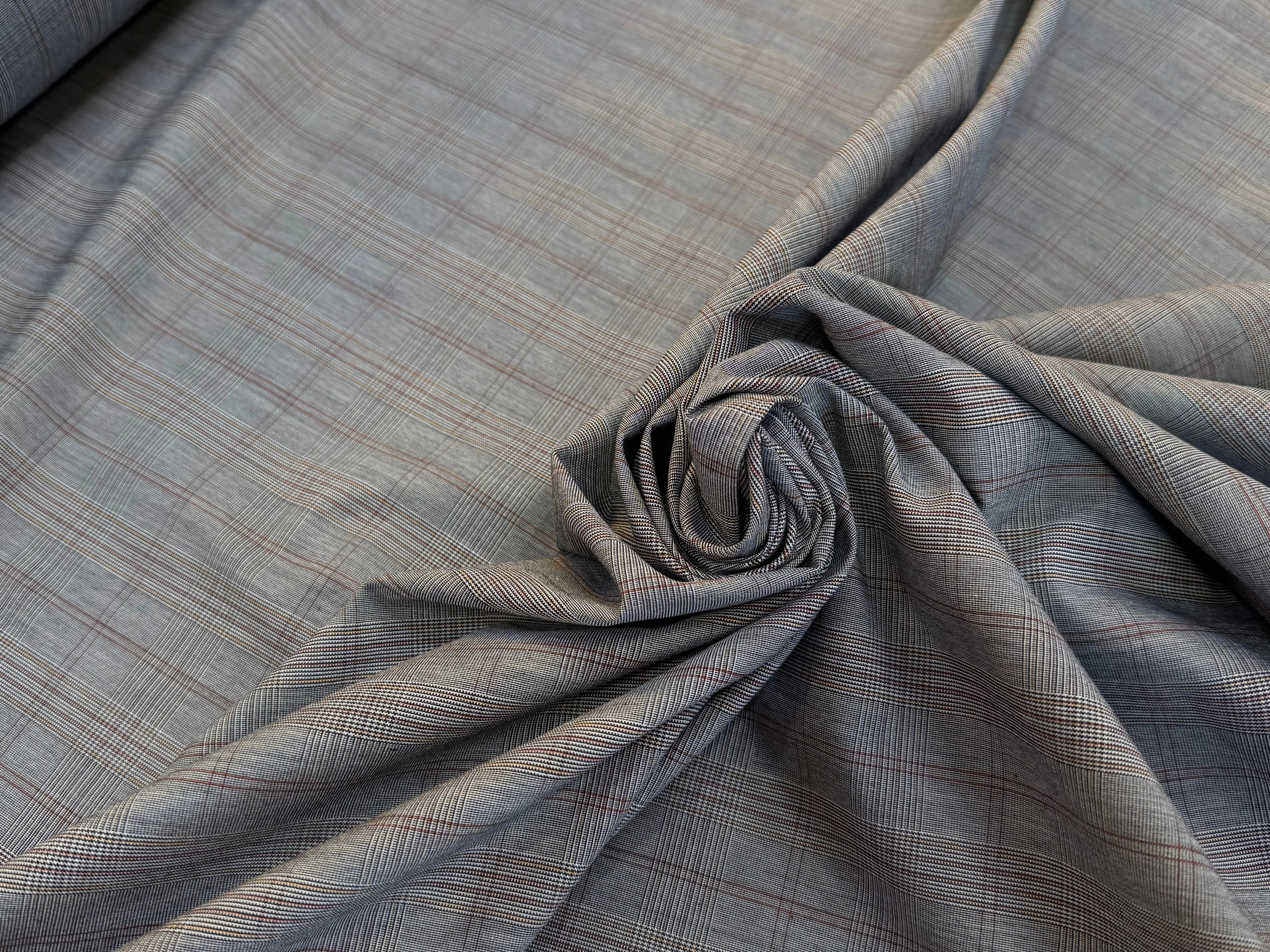 DRAPERIE COTON PRINCE DE GALLE GRIS - My Little Coupon