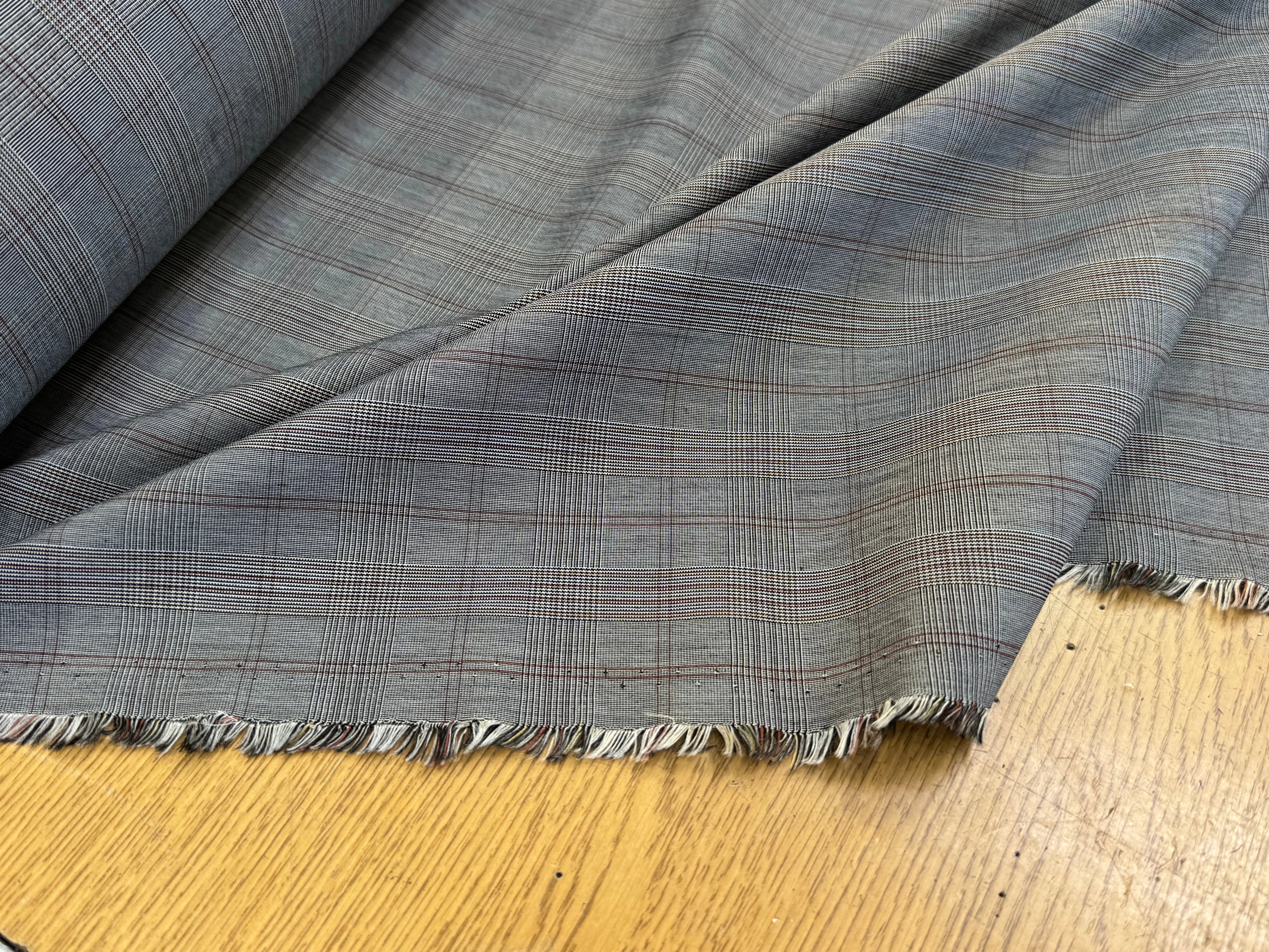DRAPERIE COTON PRINCE DE GALLE GRIS - My Little Coupon