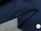 DRAPERIE DE LAINE BLEU CHIC AVEC UN FIL ROUGE SUR LA LISIÈRE 157CM - My Little Coupon
