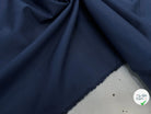 DRAPERIE DE LAINE BLEU CHIC AVEC UN FIL ROUGE SUR LA LISIÈRE 157CM - My Little Coupon