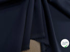 DRAPERIE DE LAINE BLEU MARINE EFFET LIN - My Little Coupon