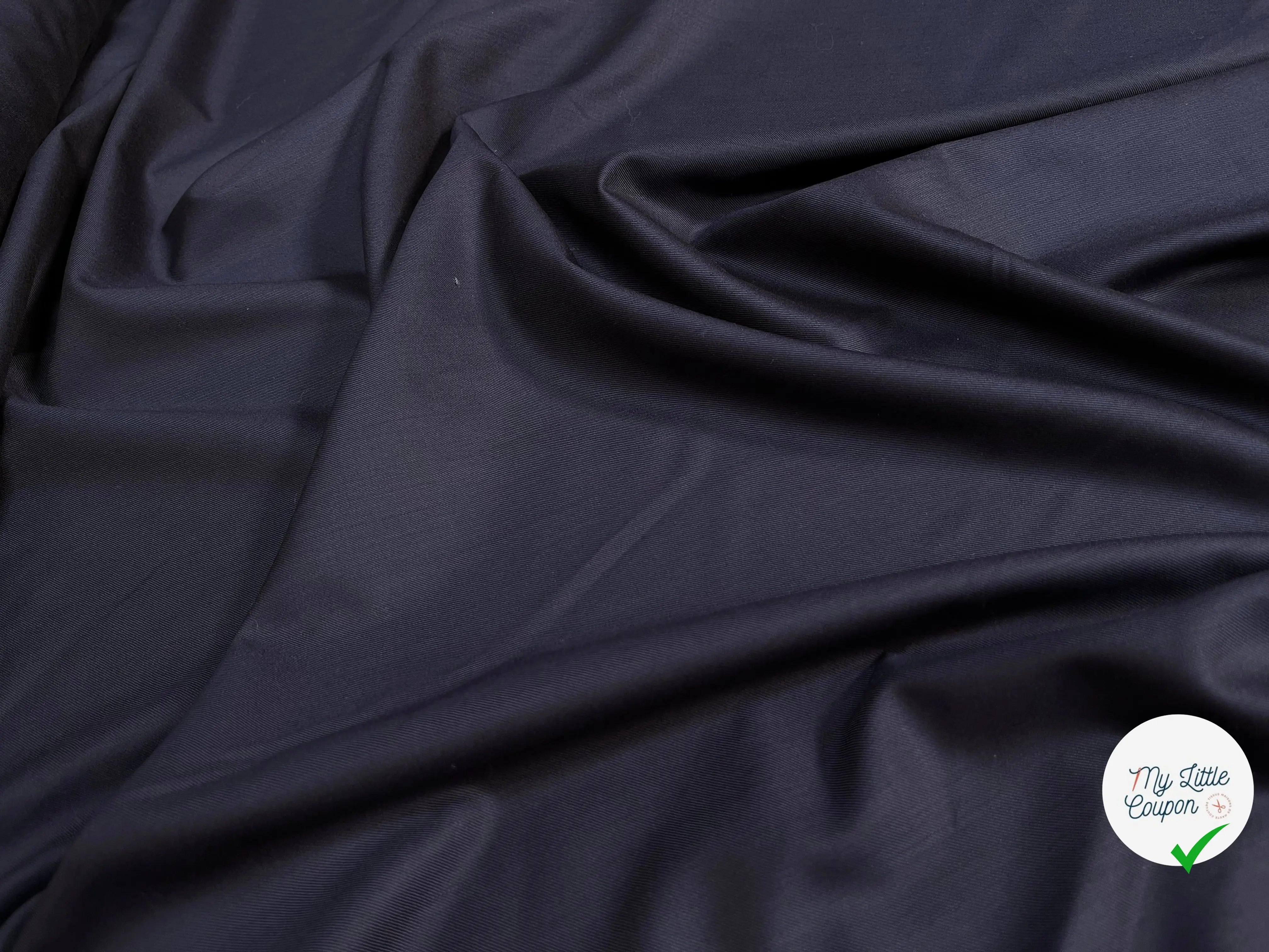 DRAPERIE DE LAINE BLEU MARINE - My Little Coupon