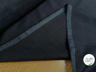 DRAPERIE DE LAINE BLEU NUIT À CARREAUX DEPERLANTE CHIC - My Little Coupon