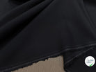 DRAPERIE DE LAINE BLEU NUIT FONCÉ ÉFFET LÉGER CARREAUX DEPERLANTE - My Little Coupon