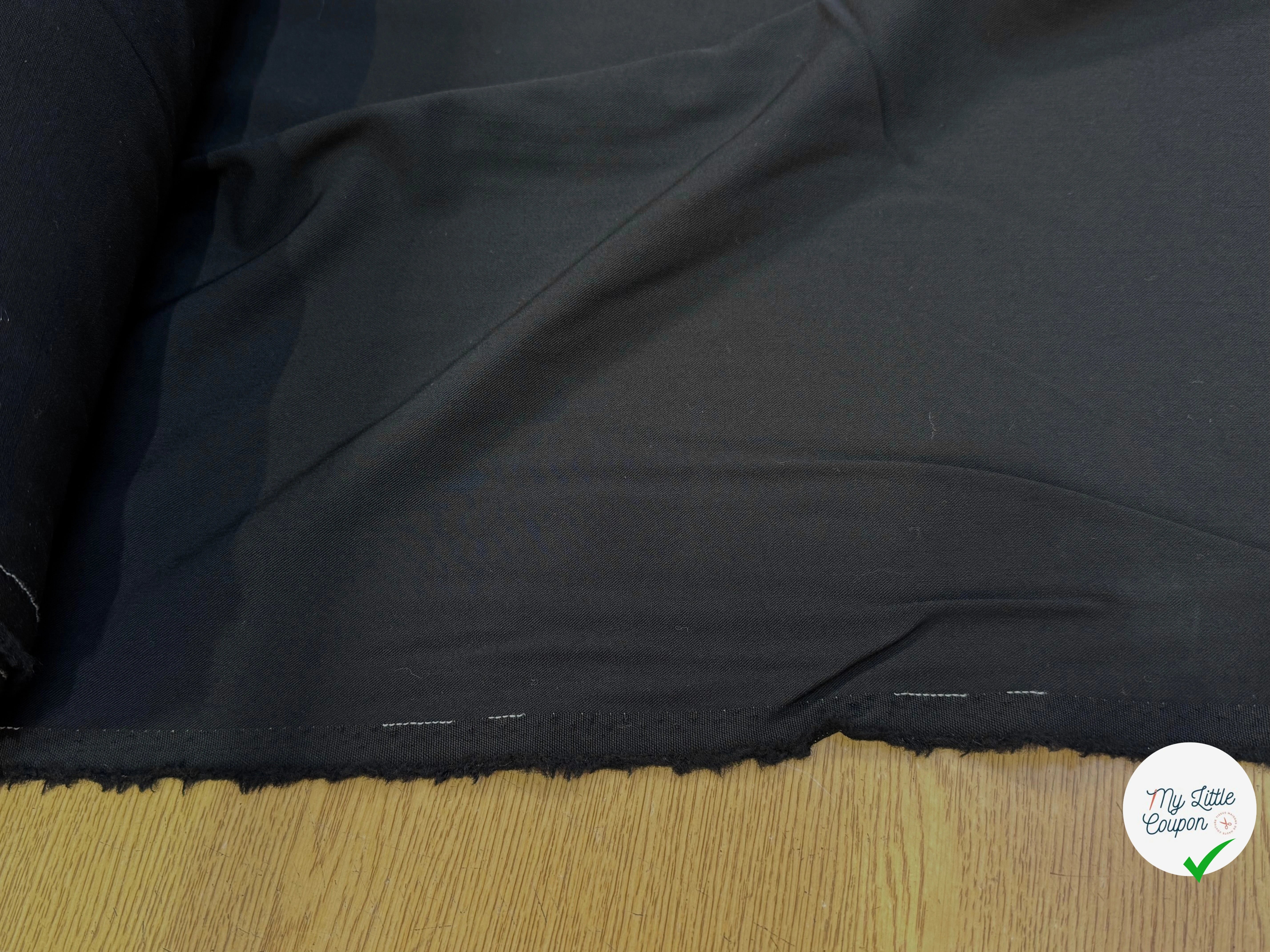 DRAPERIE DE LAINE ENVERS SATINÉ SUBLIME STRETCH VIOLET DOUX TOUCHER - My Little Coupon