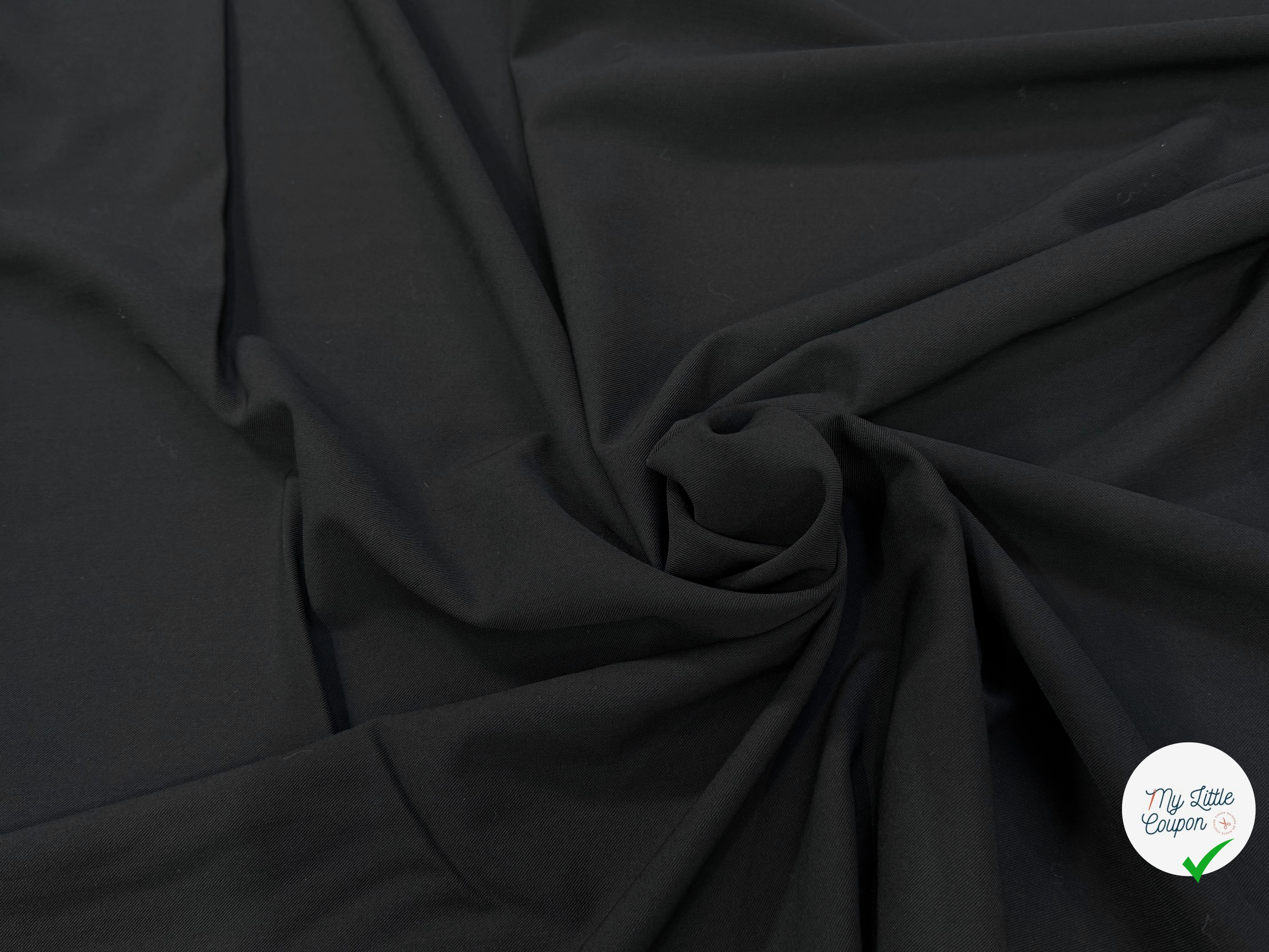 DRAPERIE DE LAINE ENVERS SATINÉ SUBLIME STRETCH VIOLET DOUX TOUCHER - My Little Coupon