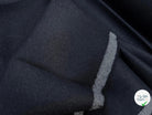 DRAPERIE DE LAINE FLANELLE BLEU NUIT FONCÉ  CHINÉ DEPERLANTE - My Little Coupon