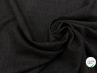 DRAPERIE DE LAINE FLANELLE GRIS CHINÉ DEPERLANTE FIL ROUGE SUR UNE LISIÈRE - My Little Coupon