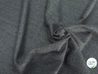 DRAPERIE DE LAINE FLANELLE GRIS FINE RAYURES BLANCHE - My Little Coupon