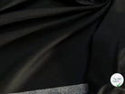 DRAPERIE DE LAINE FLANELLE NOIR DEPERLANTE - My Little Coupon