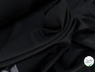 DRAPERIE DE LAINE FLANELLE NOIR DEPERLANTE - My Little Coupon