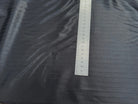DRAPERIE DE LAINE FLUIDE RAYÉE NOIRE EFFET SATINÉ - My Little Coupon
