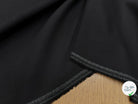 DRAPERIE DE LAINE GRIS BLEU NOIR DEPERLANTE FILS MULTICOLORES SUR LES LISIÈRES - My Little Coupon