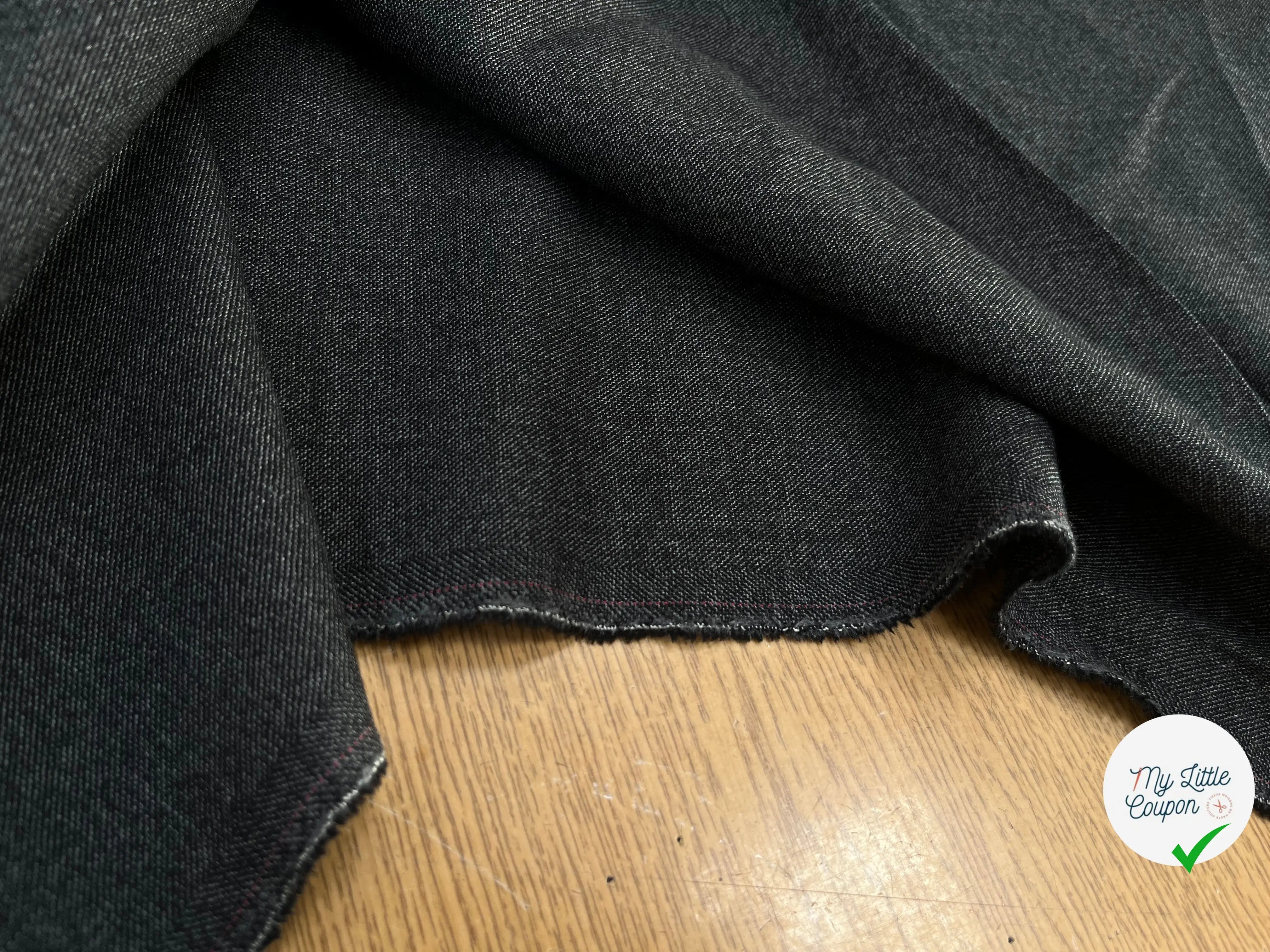 DRAPERIE DE LAINE GRIS CHINÉ DEPERLANTE ULTRA CHIC - My Little Coupon