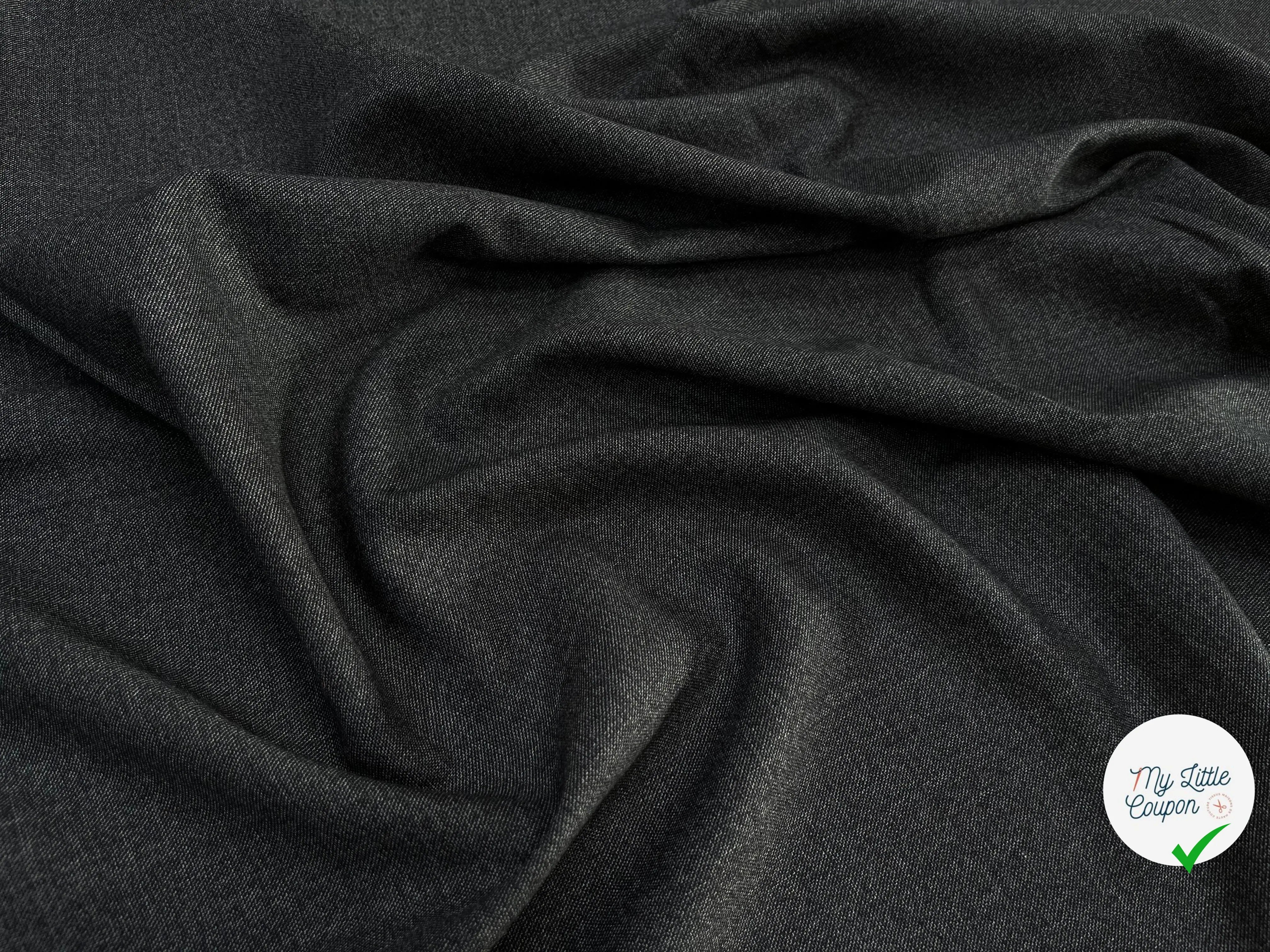 DRAPERIE DE LAINE GRIS CHINÉ DEPERLANTE ULTRA CHIC - My Little Coupon