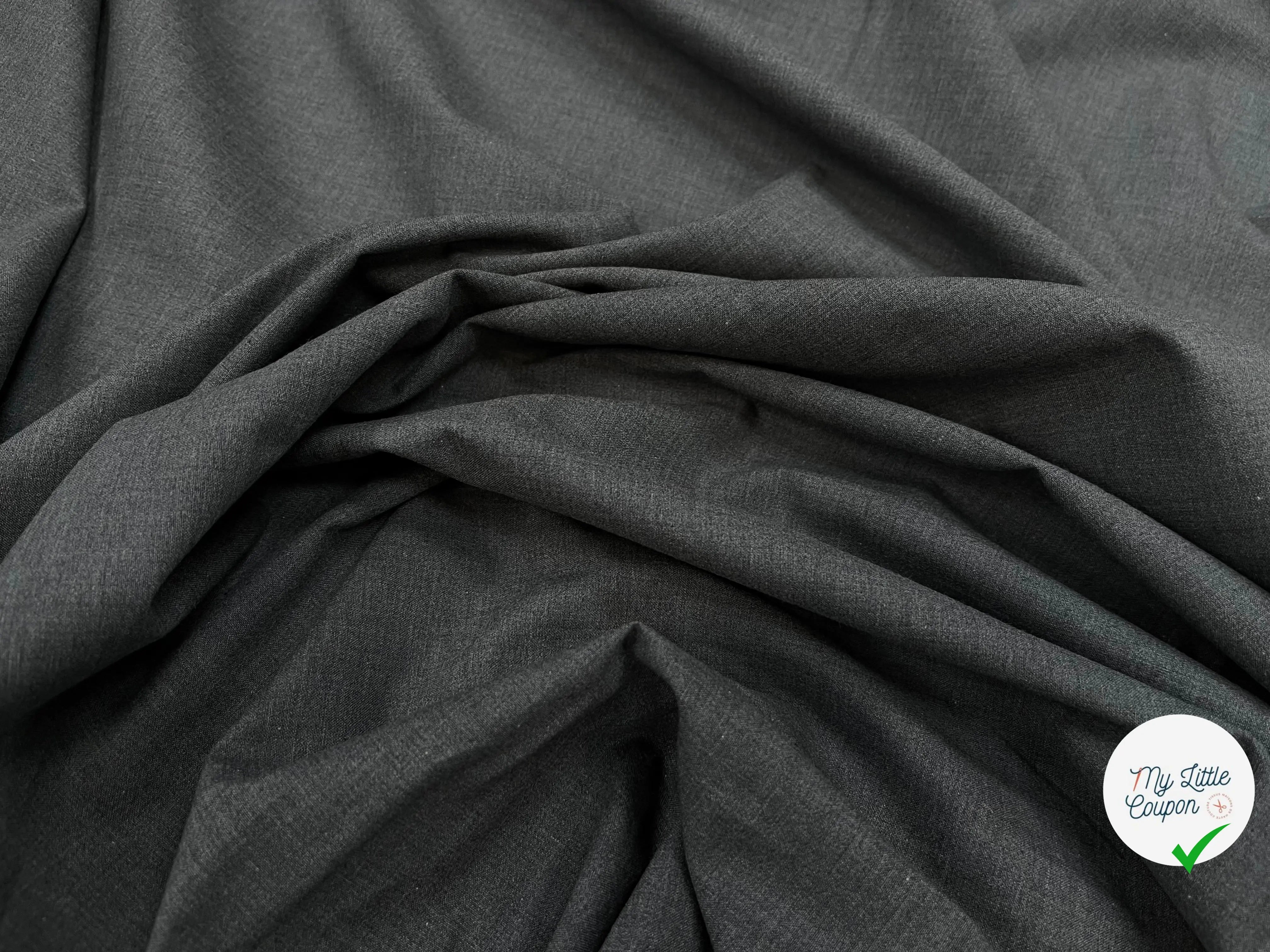 DRAPERIE DE LAINE GRIS CLAIR DEPERLANTE - My Little Coupon